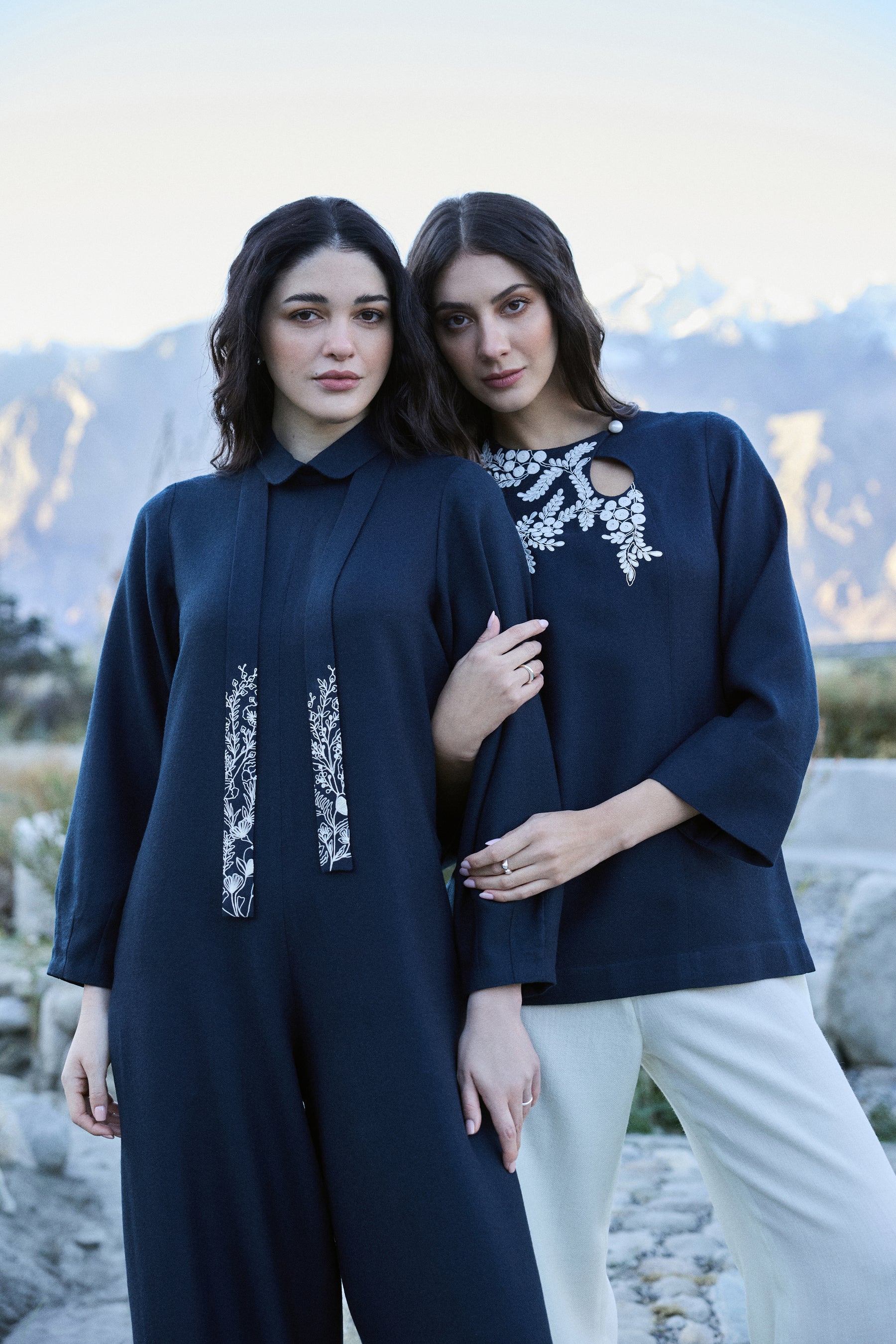 Rara Woollen Top (Glacier Blue)