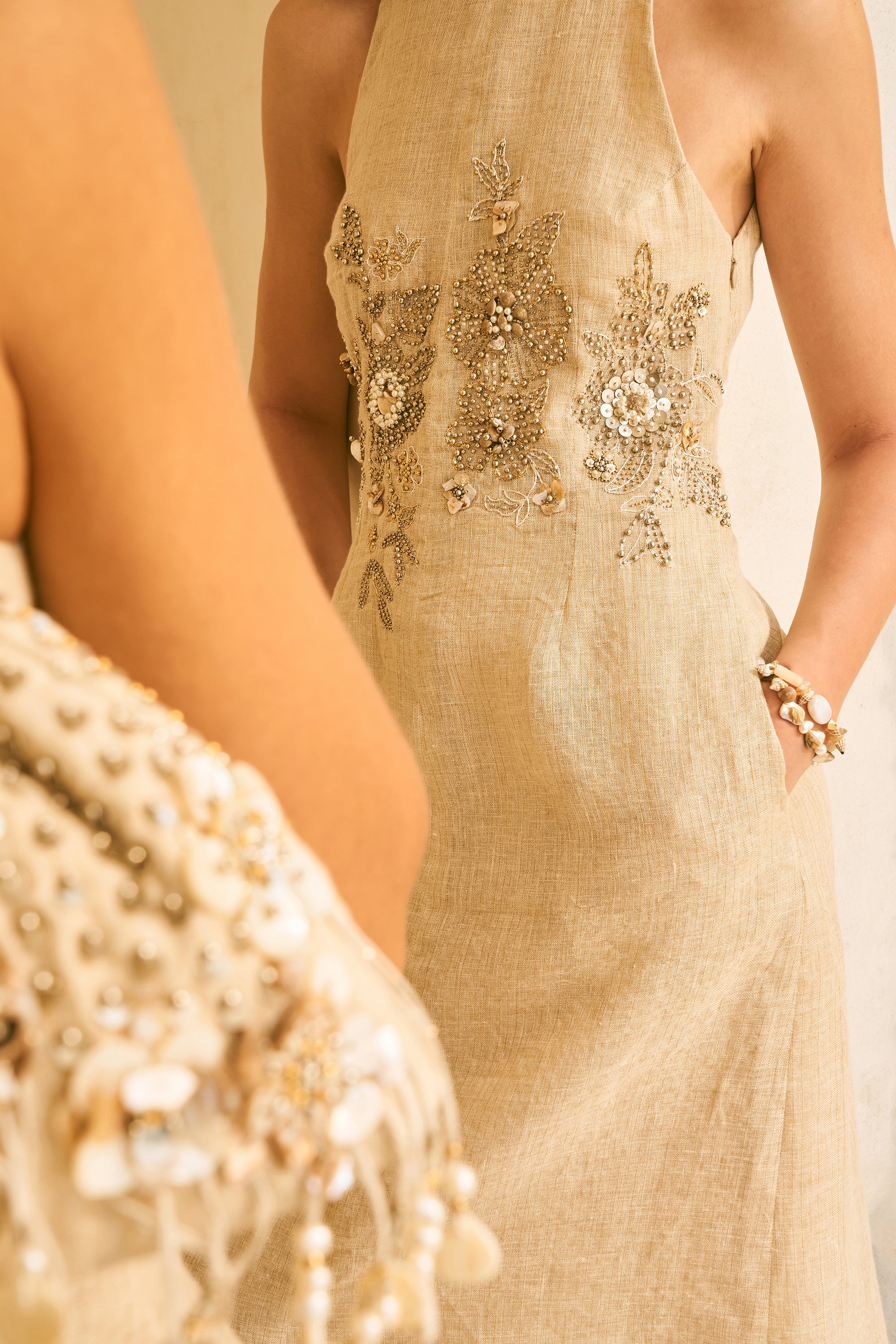 gold linen dress Soft Glow (Natural) S Color:Yellow-Gold cat_dresses_under_â£20 Product Details Crafted from Women'S Loose Spring Summer