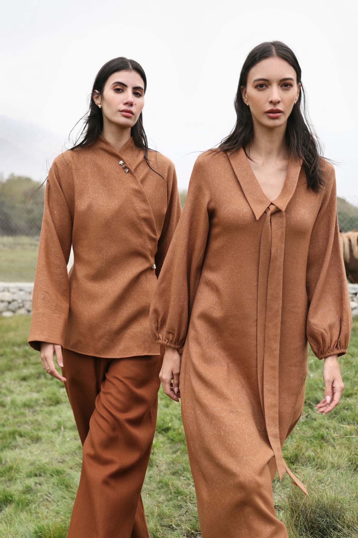 Autumn Chill Dress (Maple)