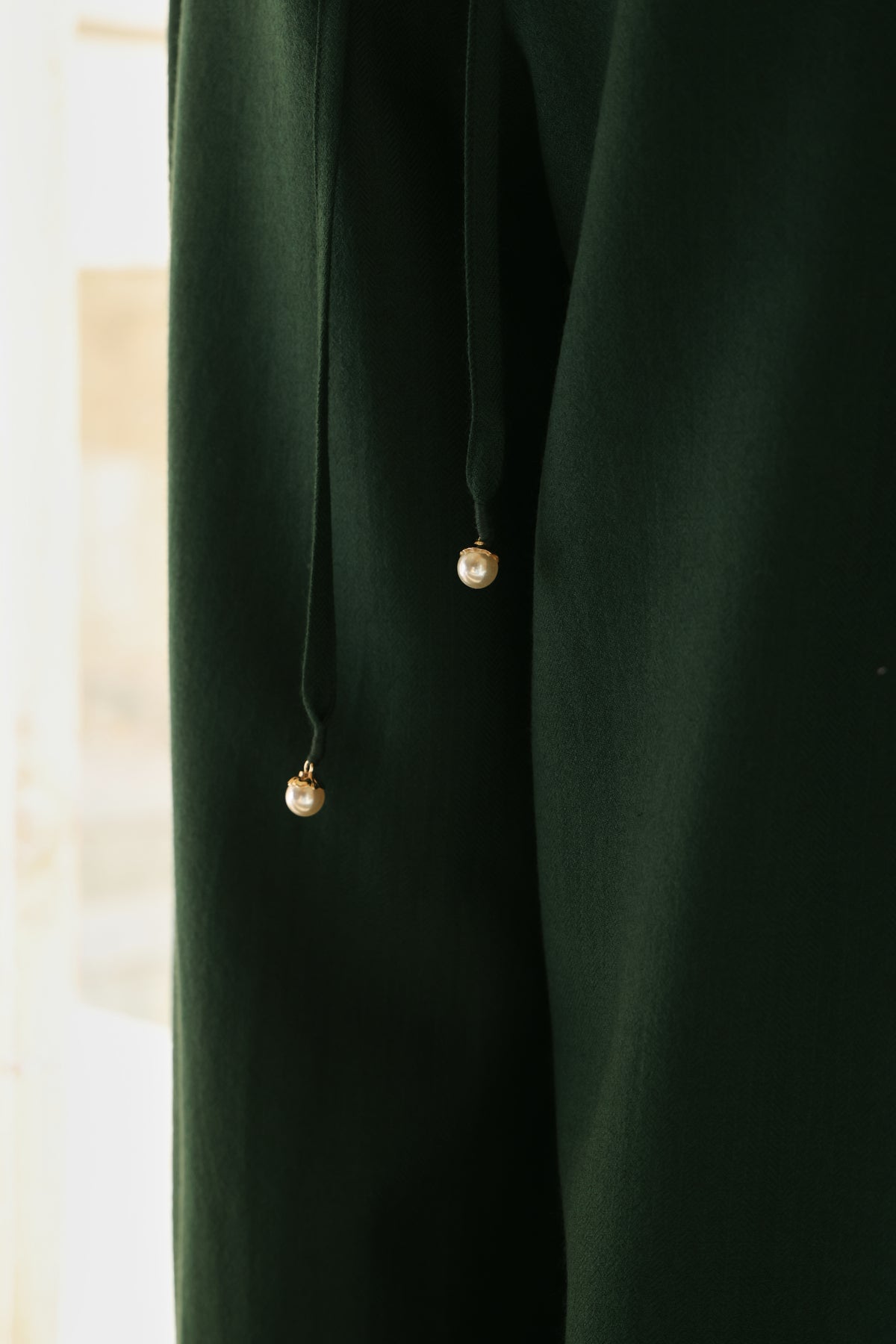 Evergreen Woollen Jumpsuit (Forest Pine) & Evergreen Woollen Shawl (Forest Pine)