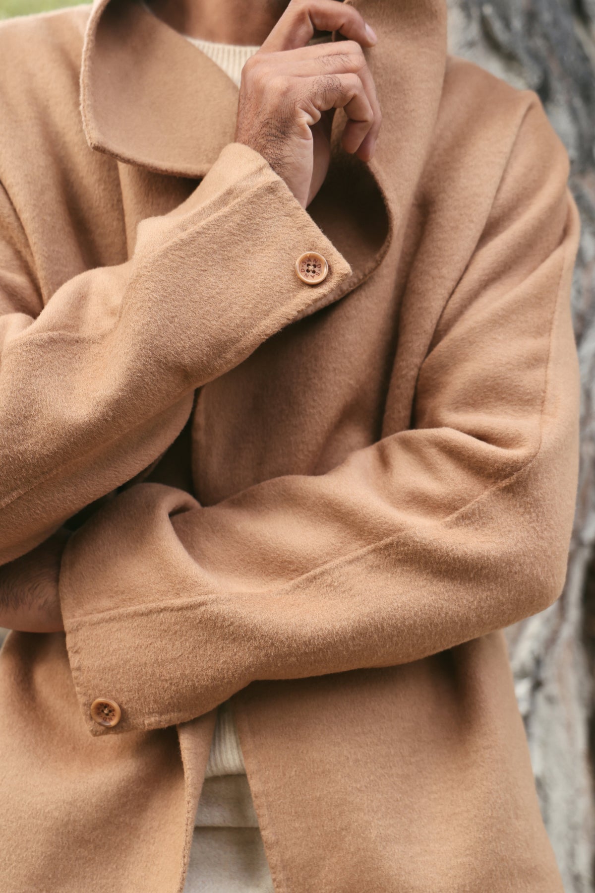 Outlands Print Fluid Jacket -MAN (Caramel)