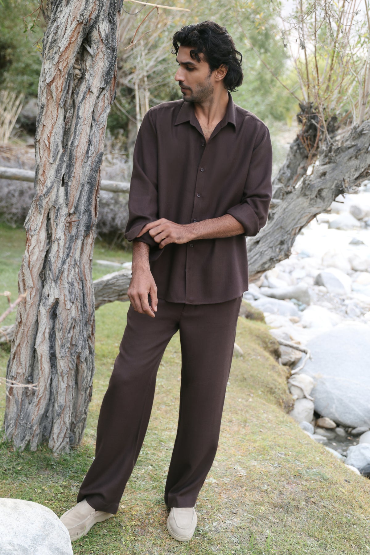 Fallow Woollen Pants- MAN (Cocoa)