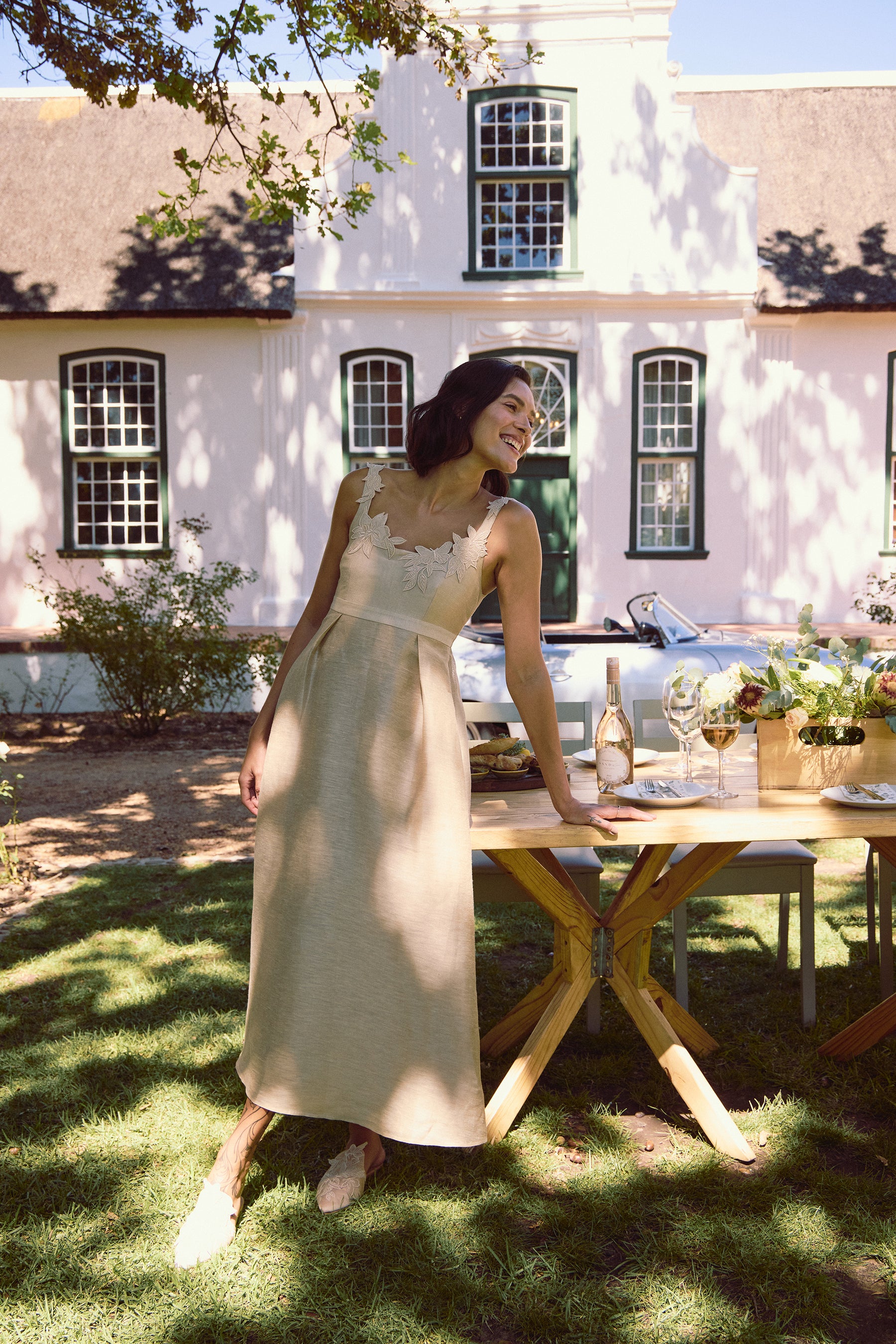 Elizabeth Dress (Almond)