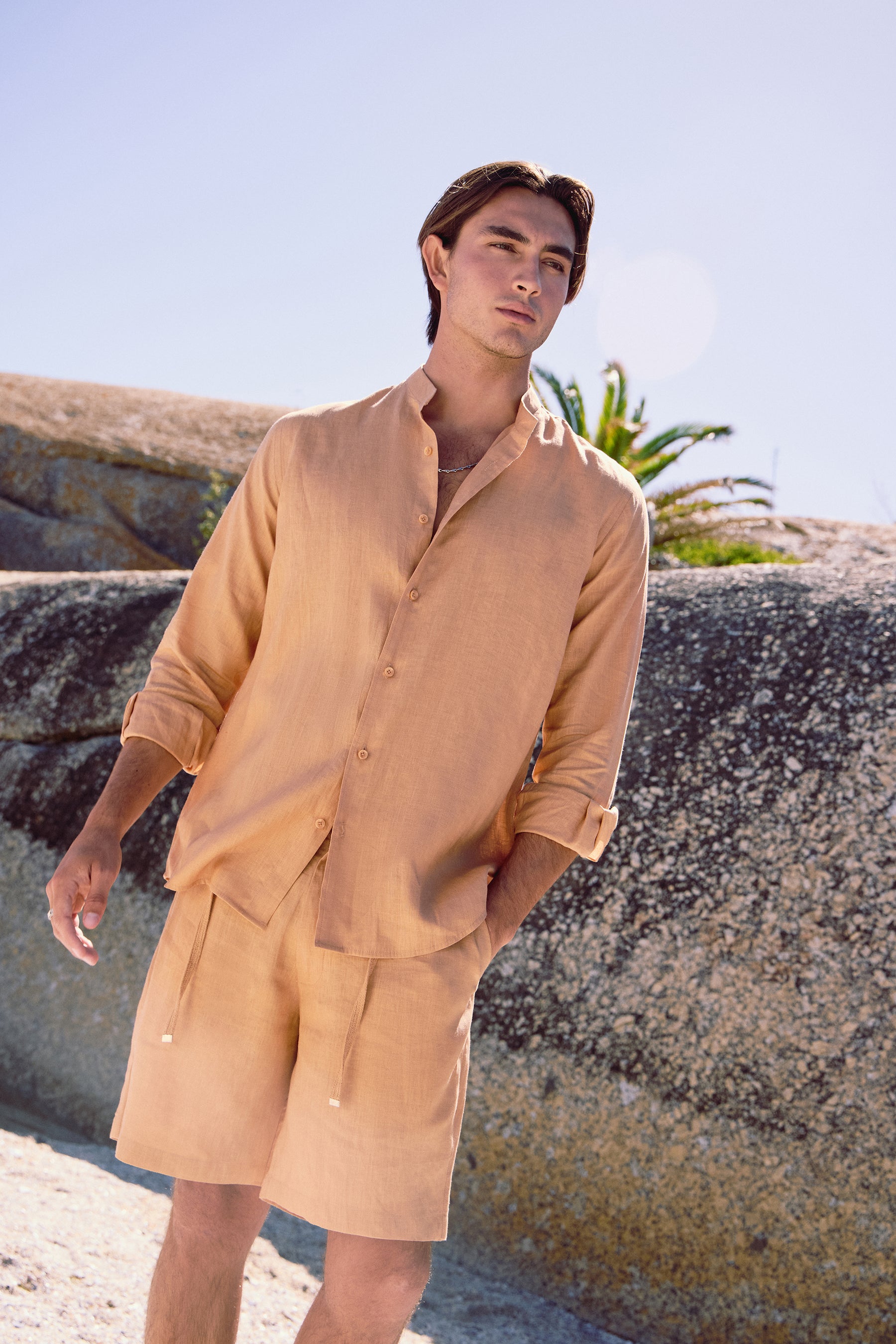 Rome Shirt - MAN (Tangerine)