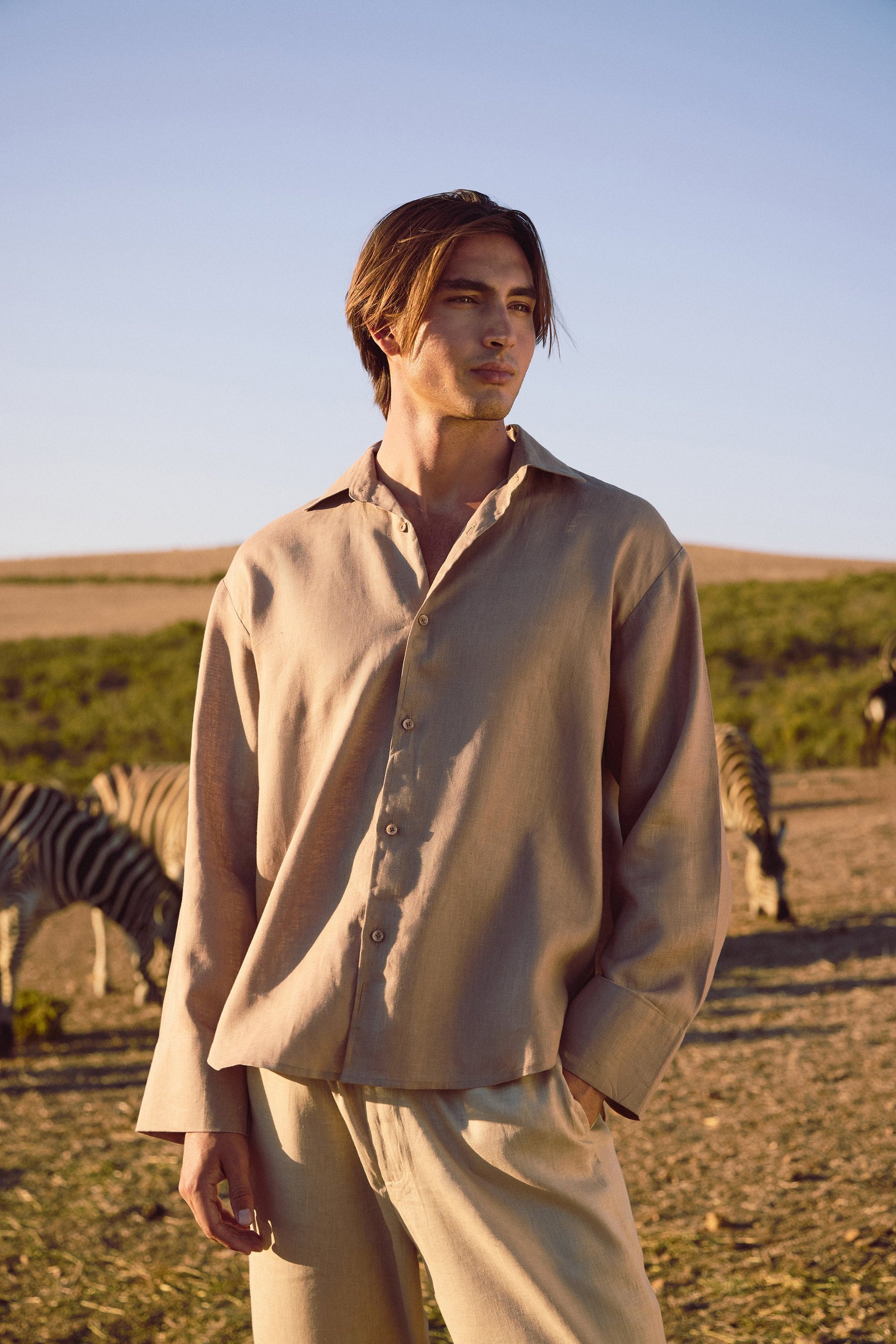SAND Outwear Shirt - MAN (Truffle)