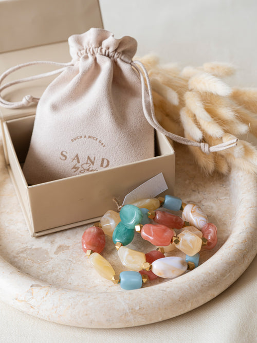 Multicolour Bracelet Stack