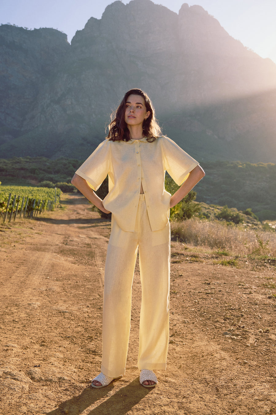 Sabie Top (Lemon) & Springbok Pants (Lemon)