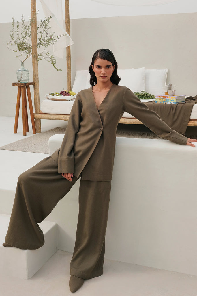 Stretchable Cord-set with Bottom/Winter Dress For Women-GARI001WJ –