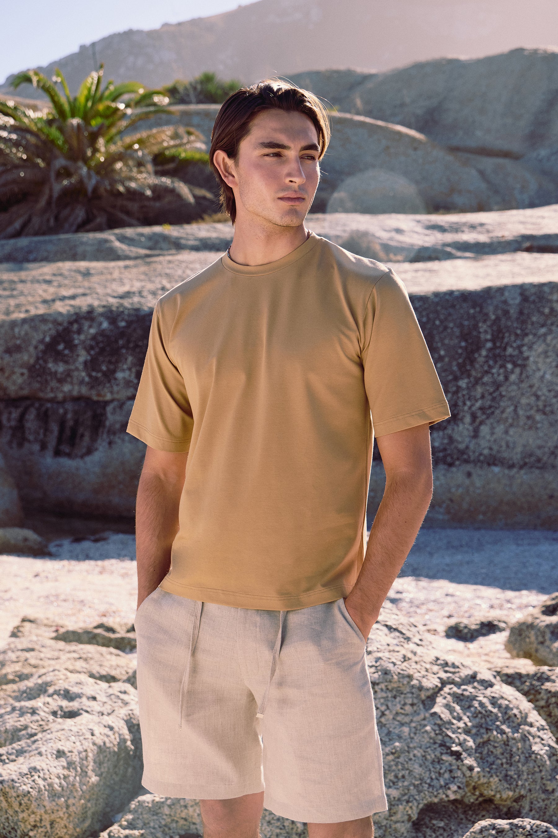 SAND Basic T - Shirt - MAN (SAND)