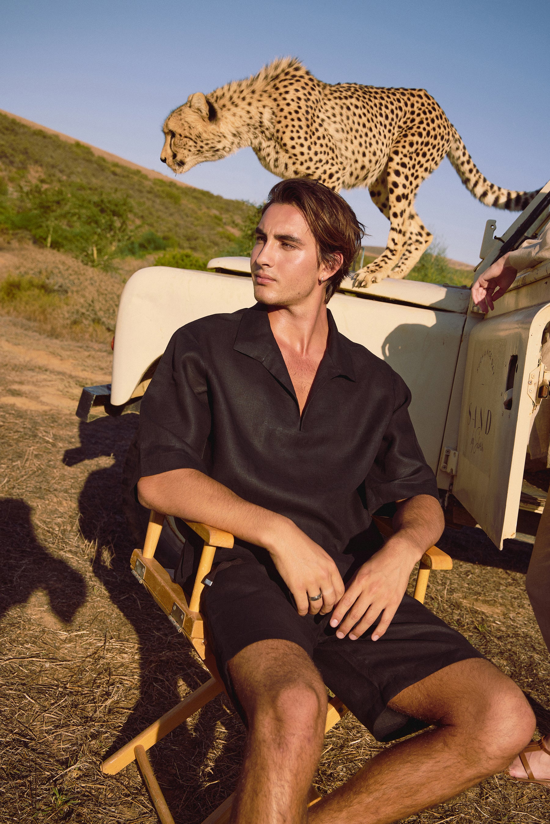 Sousse Shirt - MAN & Bali Shorts - MAN (Black)