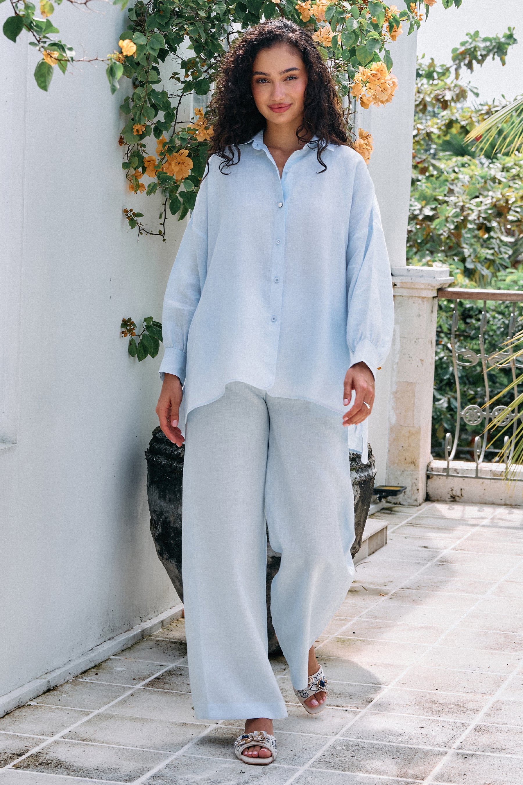 Easy Living Pants (Spring Blue)
