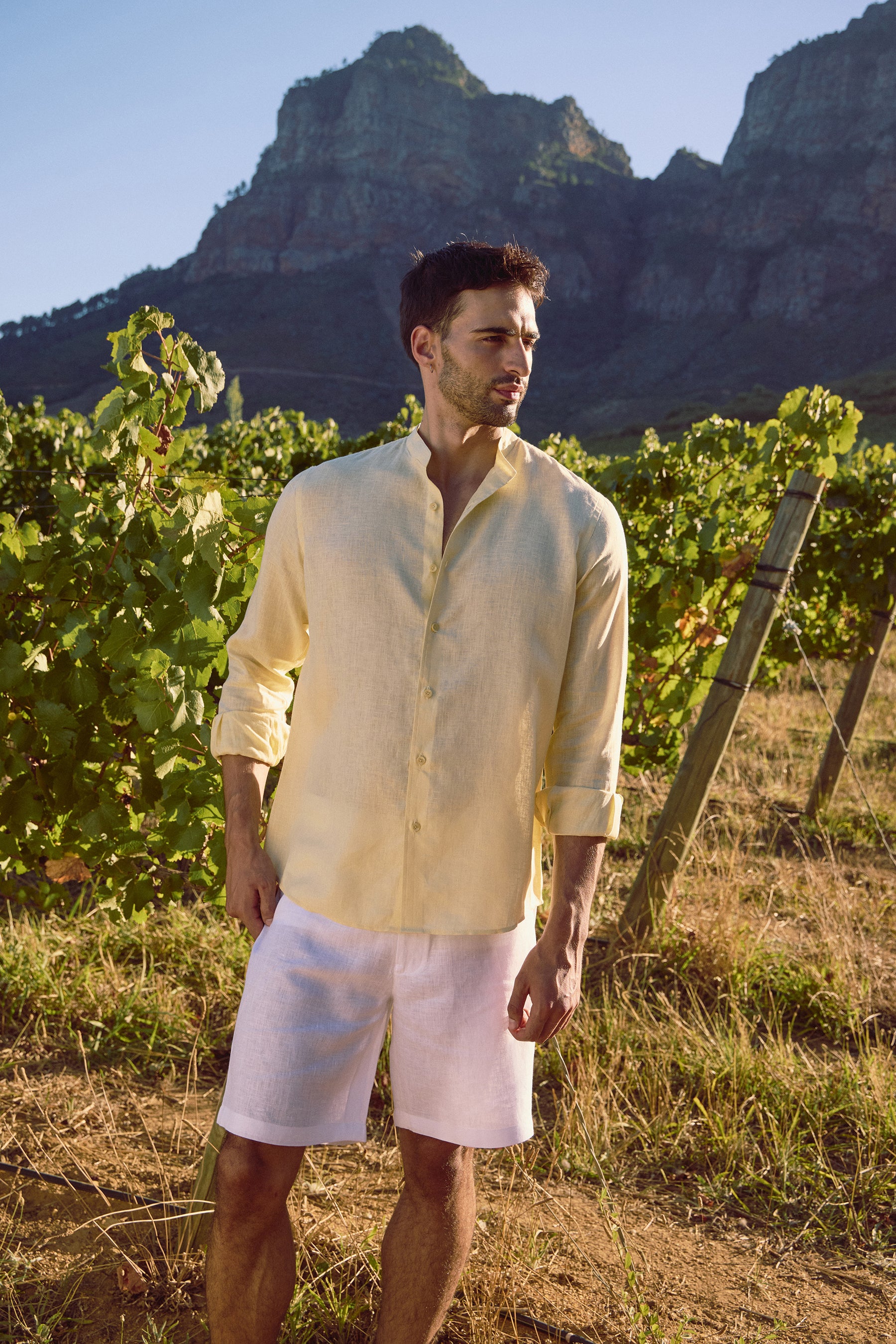 Rome Shirt - MAN (Lemon)