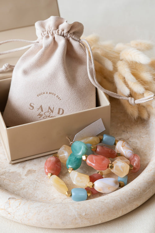 Multicolour Bracelet Stack