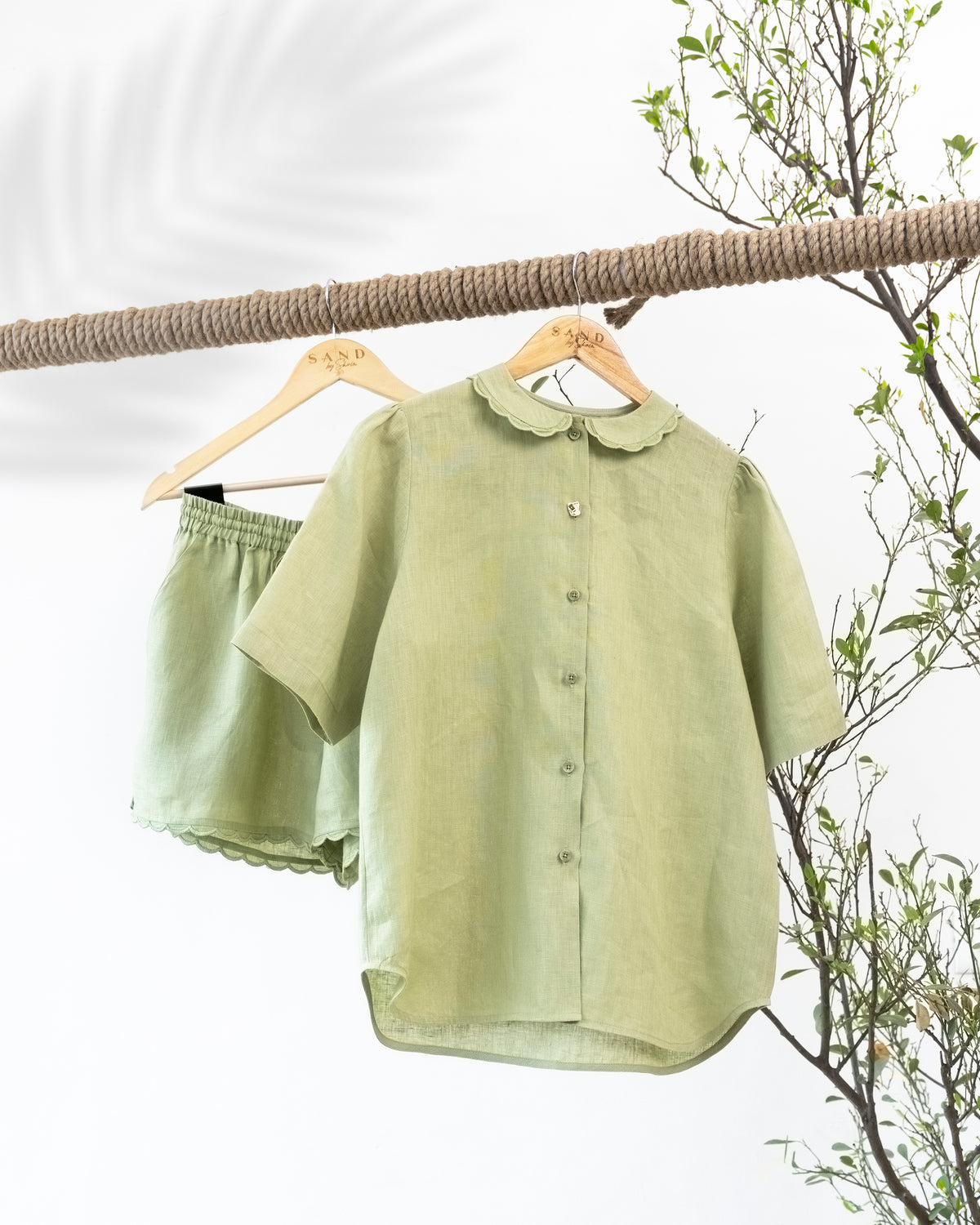 SAND Outwear Shorts (Pistachio)
