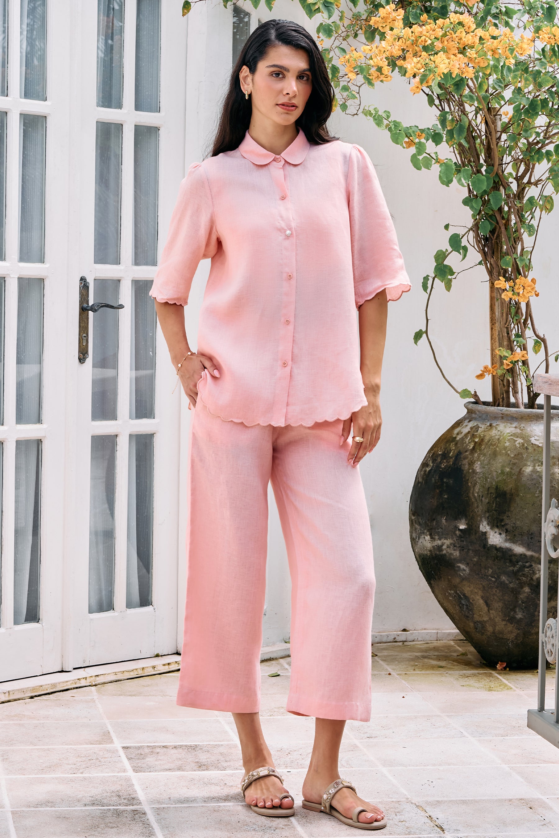 Gentle Pace Shirt & Slow Life Pants (Raspberry)