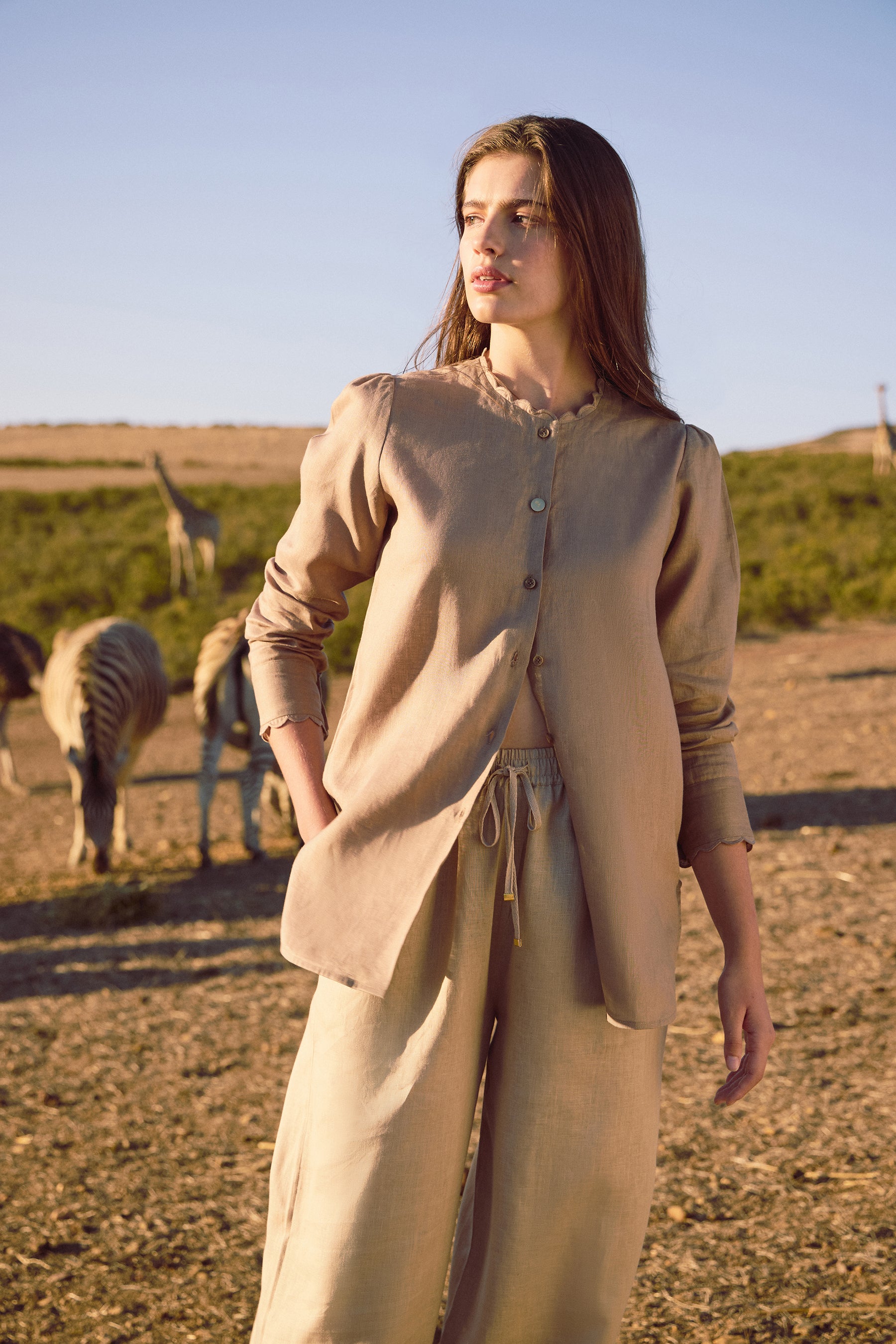 SAND Outwear  Shirt (Truffle)