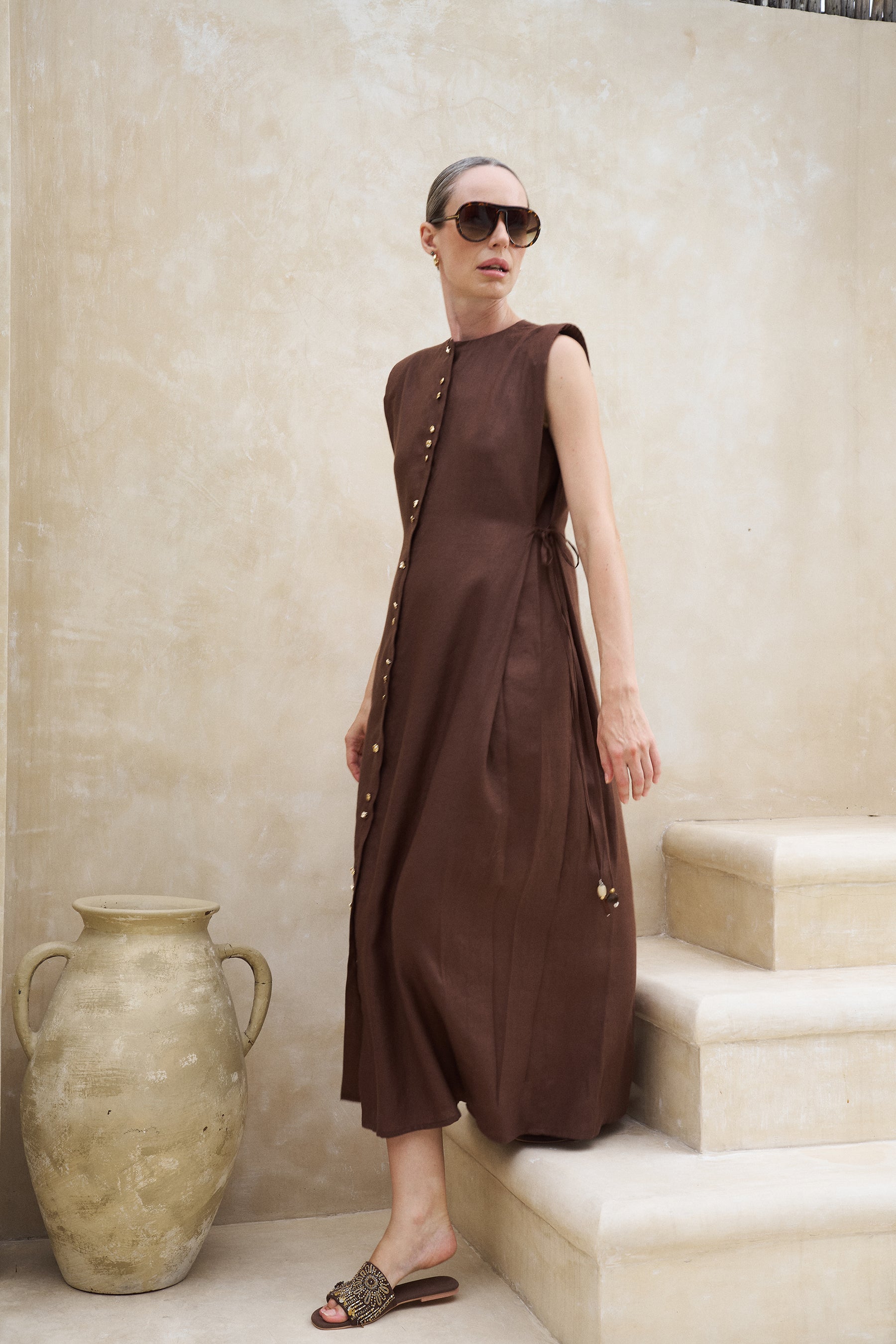 Unfold Dress (Espresso)