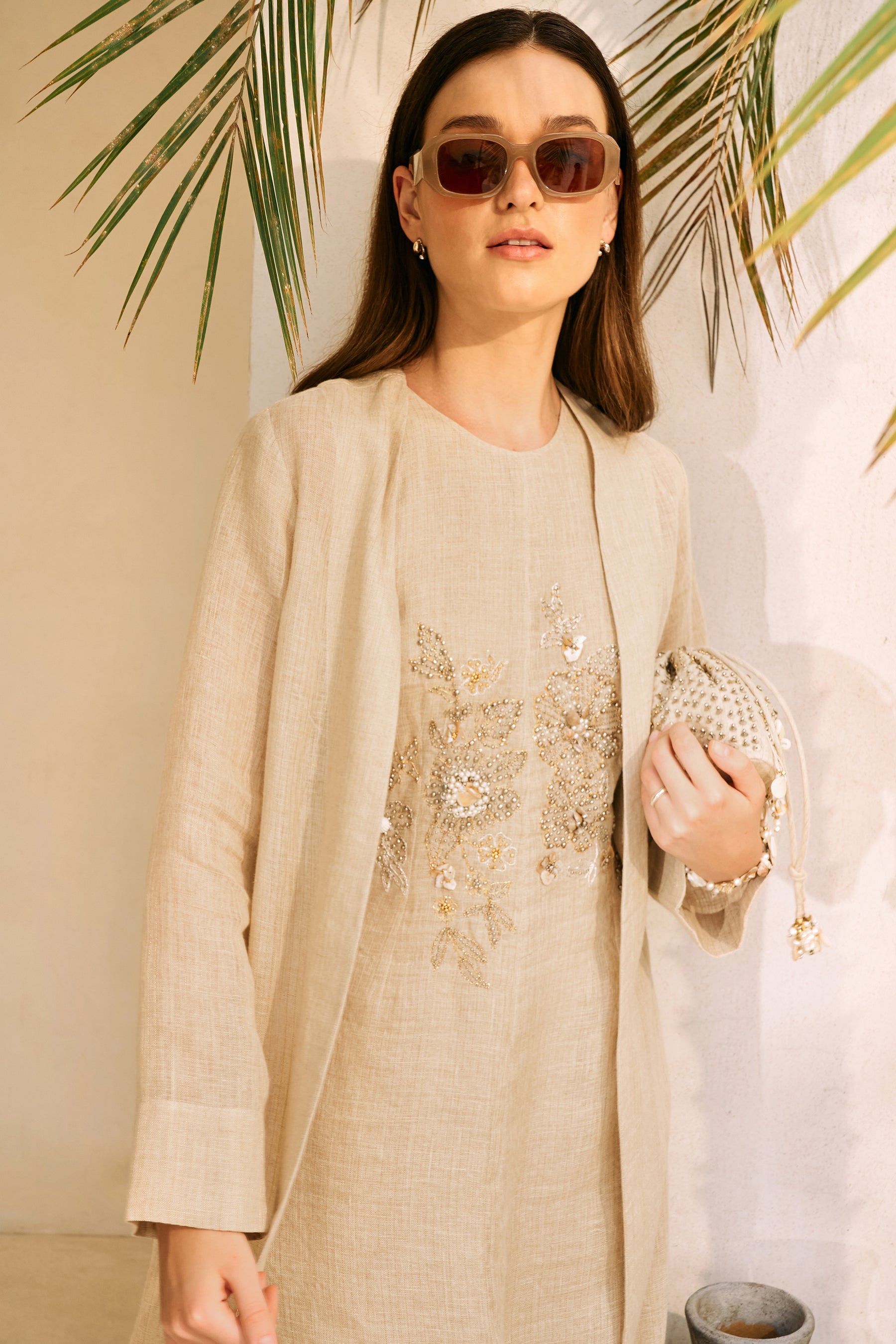Soft Glow Dress & Soft Glow Overlay (Natural)