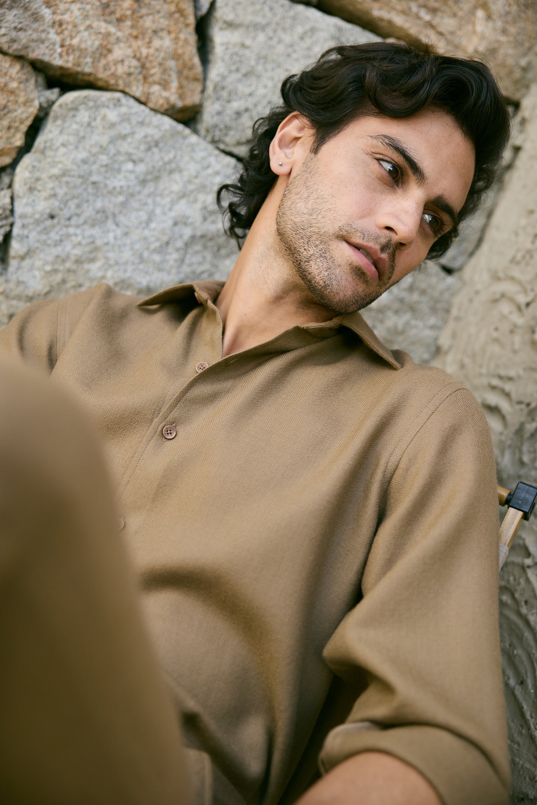 Baral Woollen Shirt- MAN (Valley Clay)