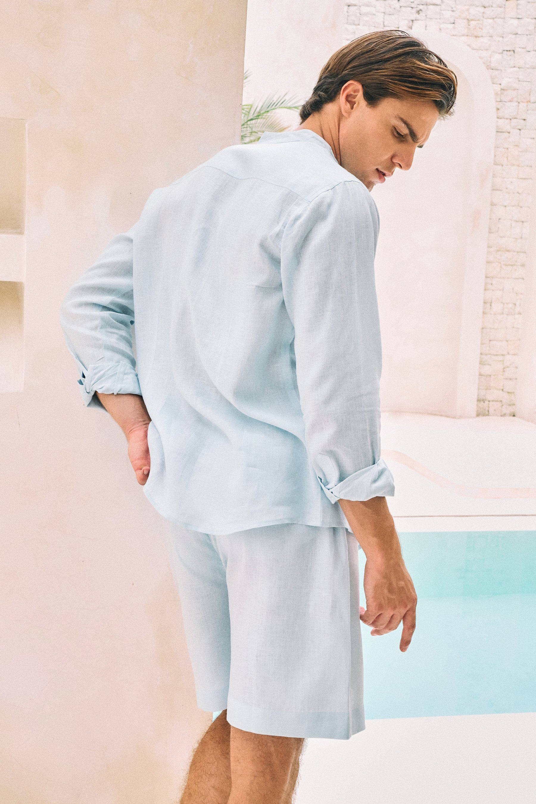 At Ease Shorts- MAN (Spring Blue)