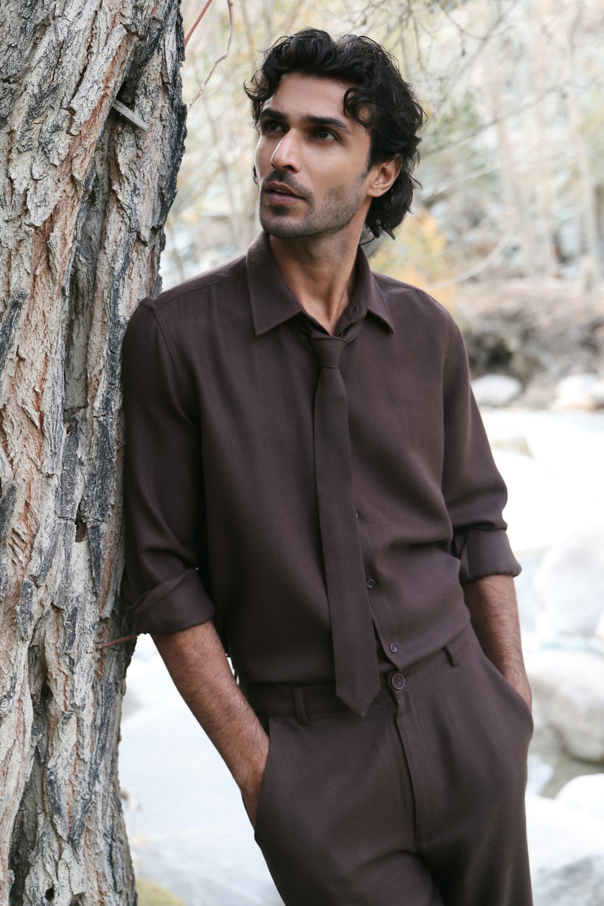 Fallow Woollen Pants- MAN (Cocoa)