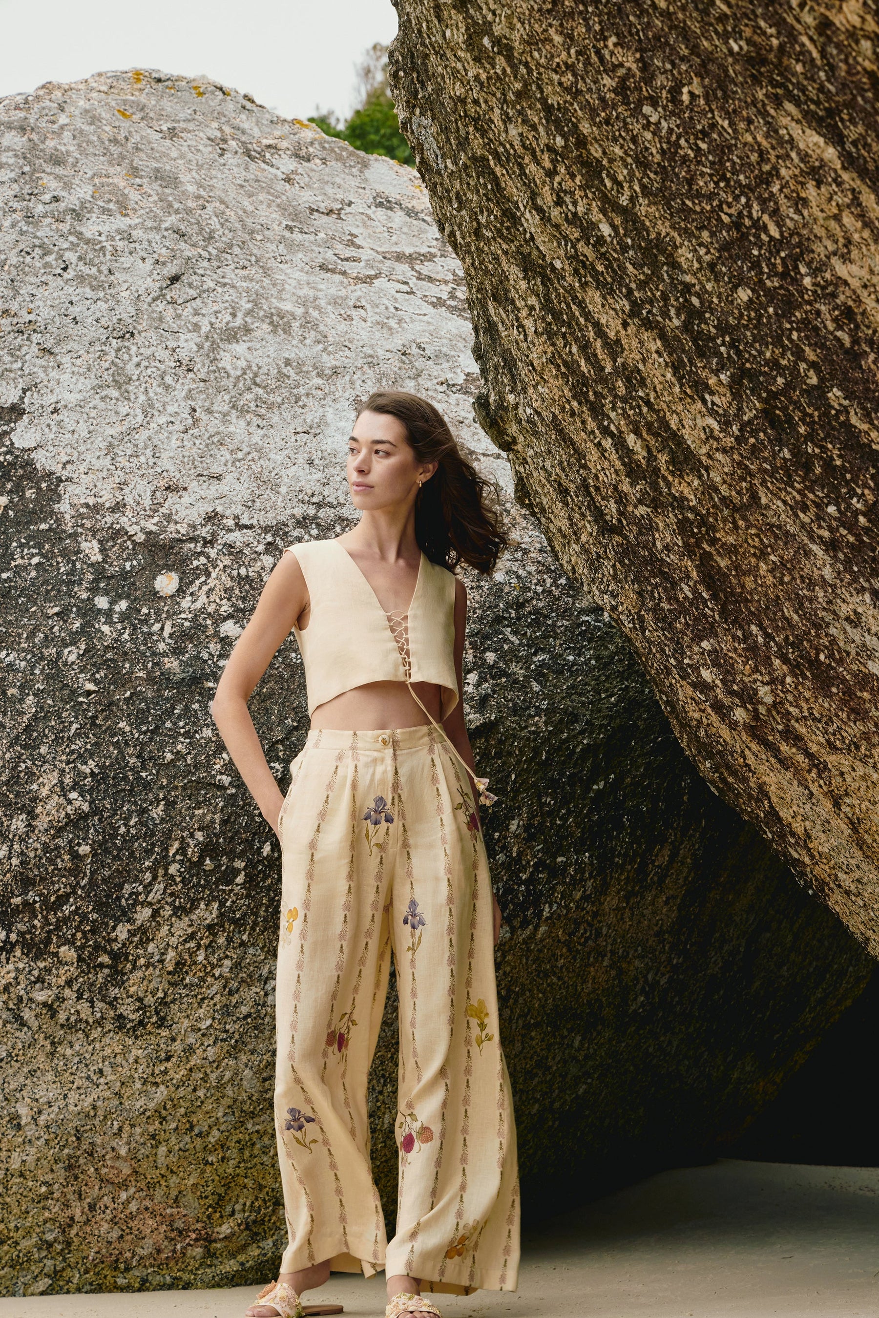 SAND Savanna Pants (Floral Vanilla)