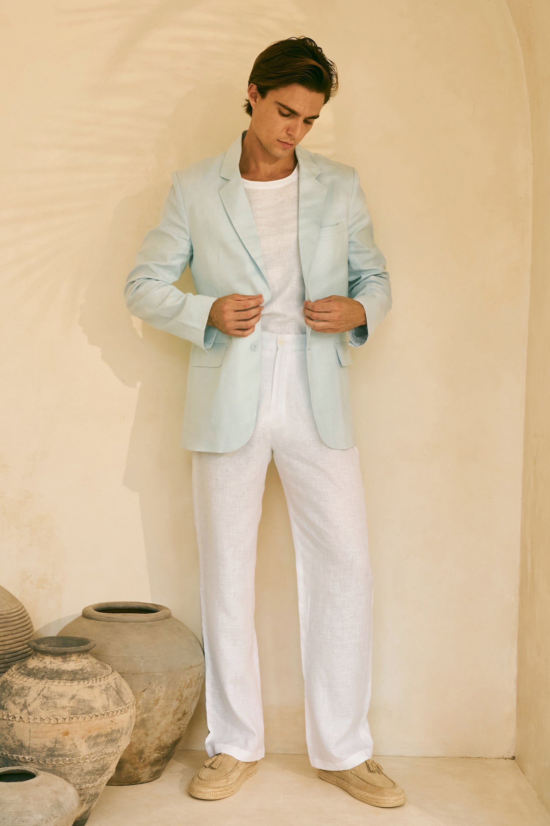 Steady Form Pants- MAN (White)
