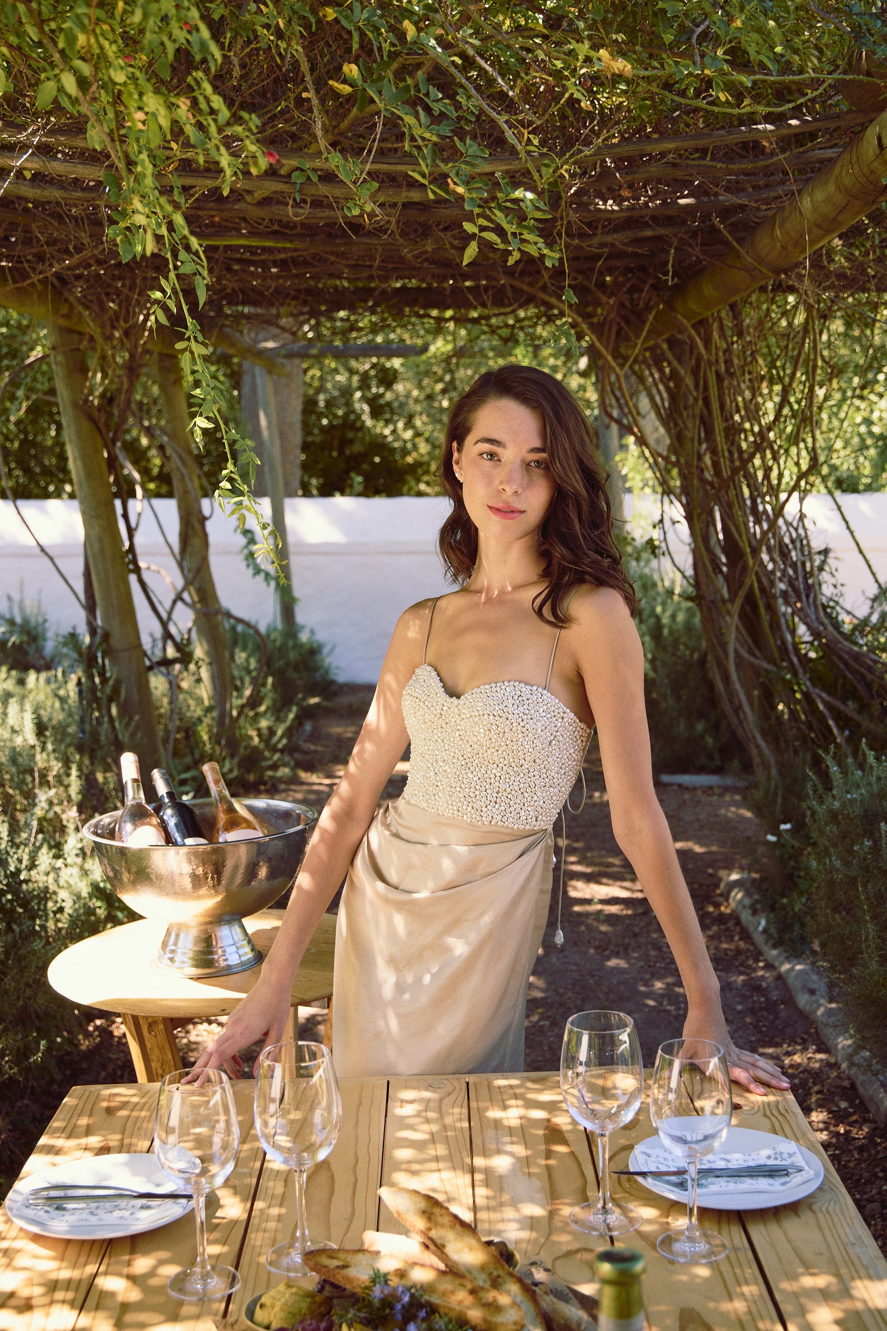 Rosendal Dress (Natural Ivory)