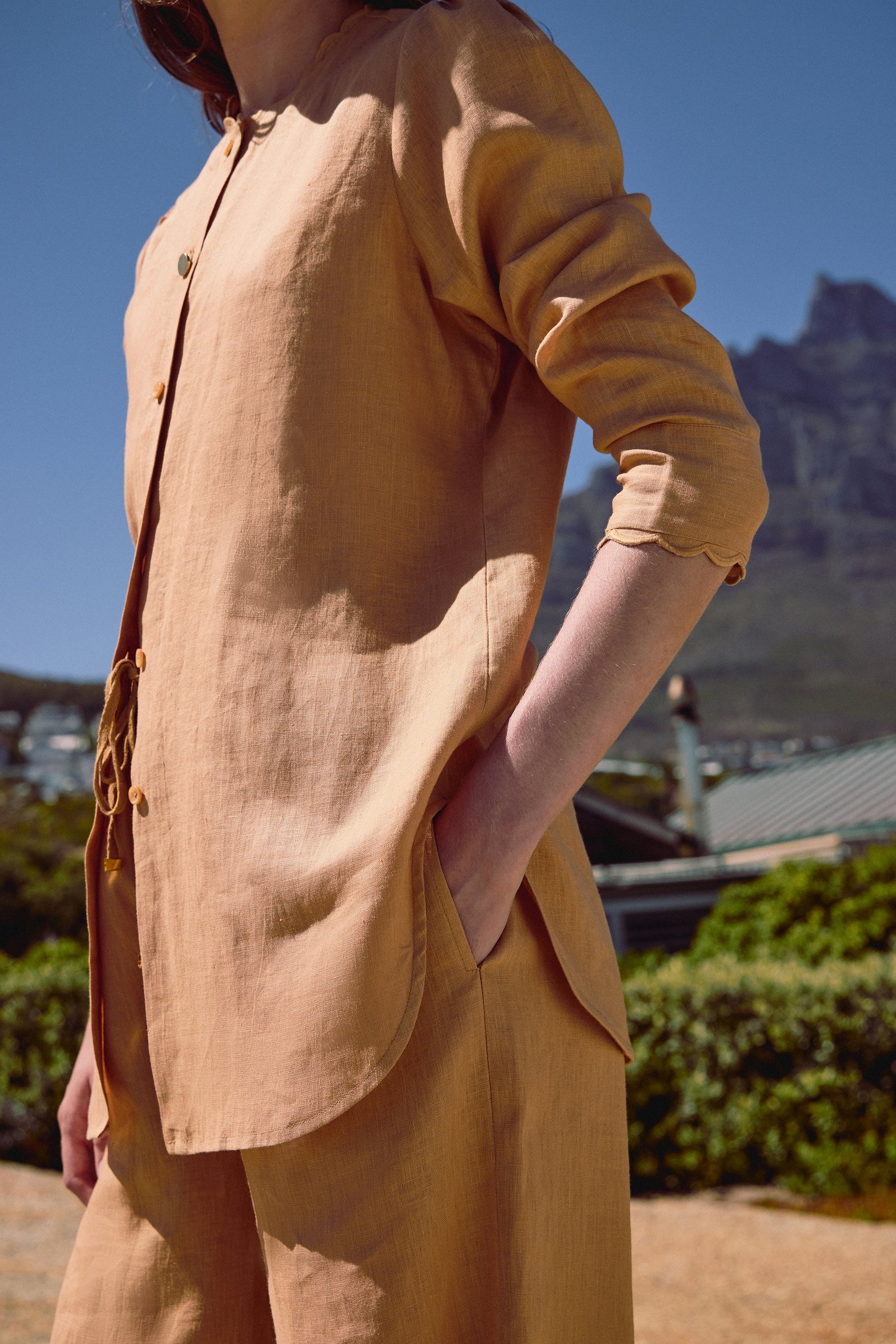 SAND Outwear  Shirt (Tangerine)