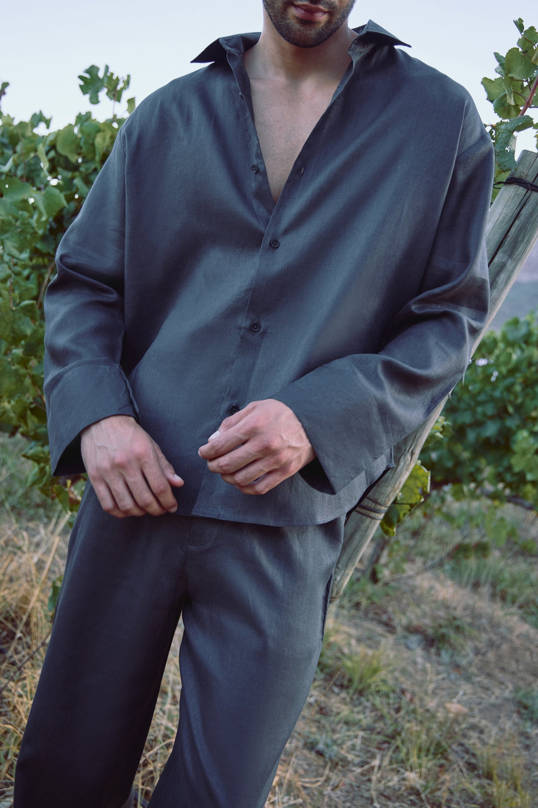 SAND Outwear  Shirt - MAN (Charcoal)