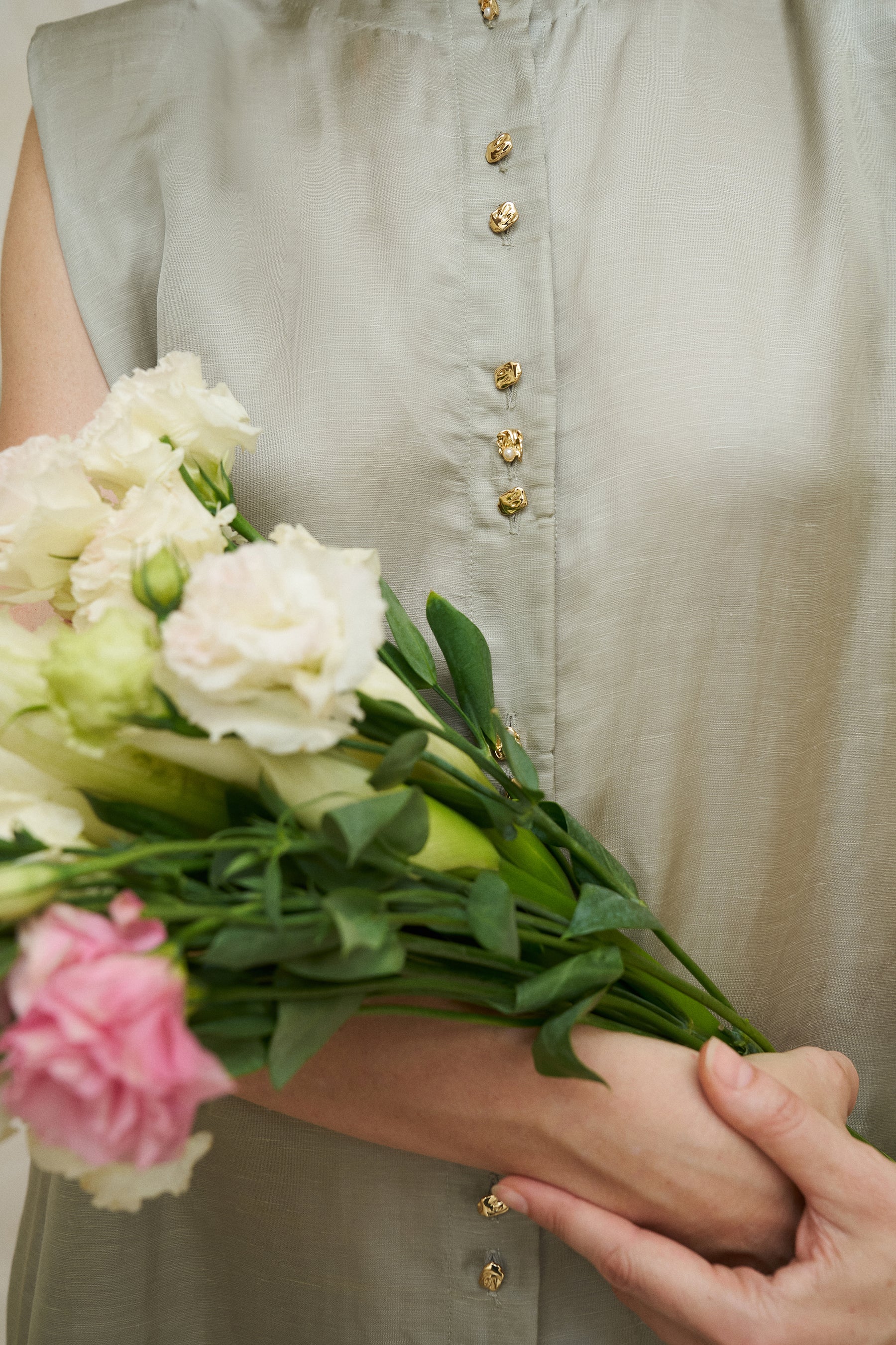 Unfold Dress & Solace Overlay (Sage)