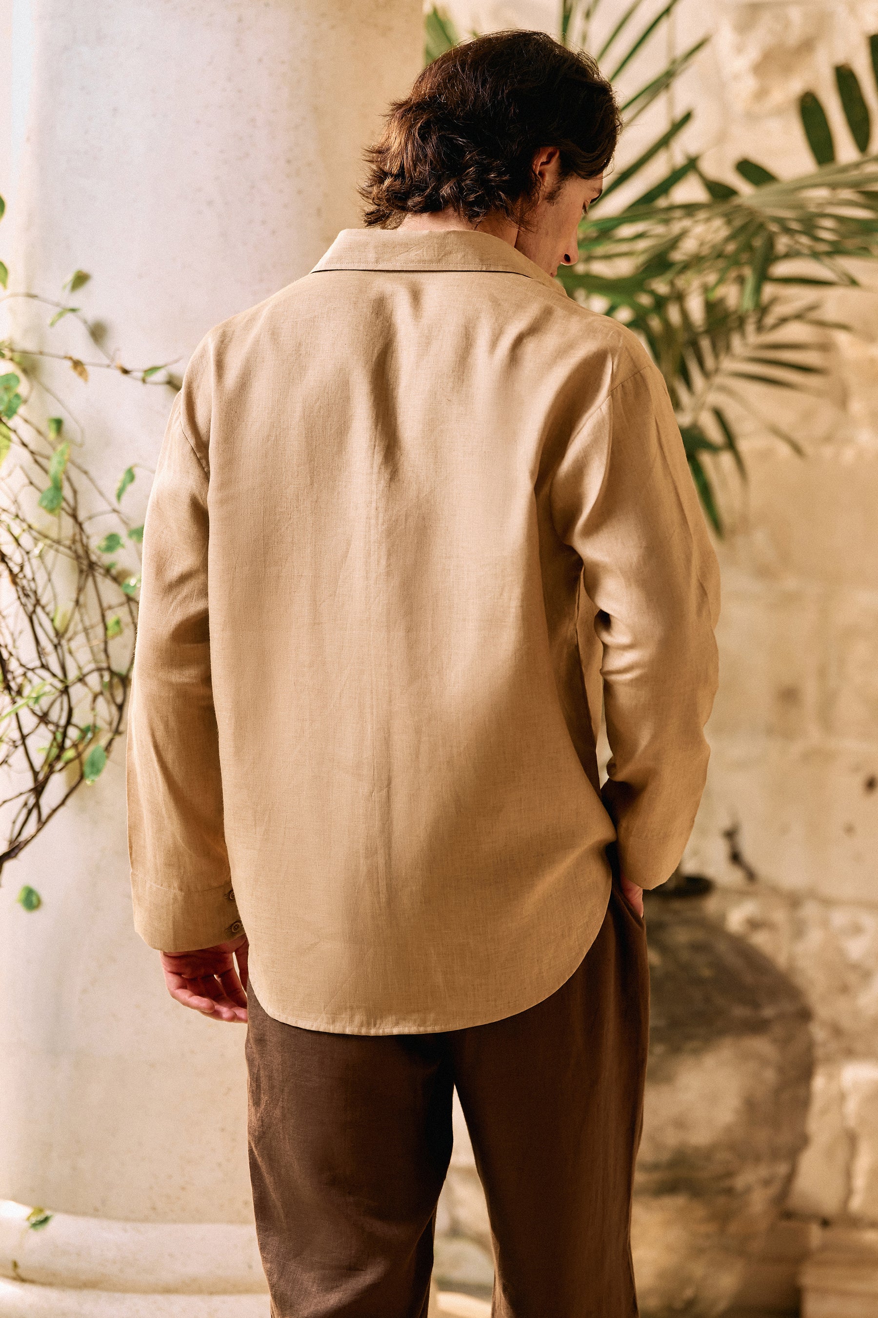 Sand Outwear Shirt- MAN (Sand)
