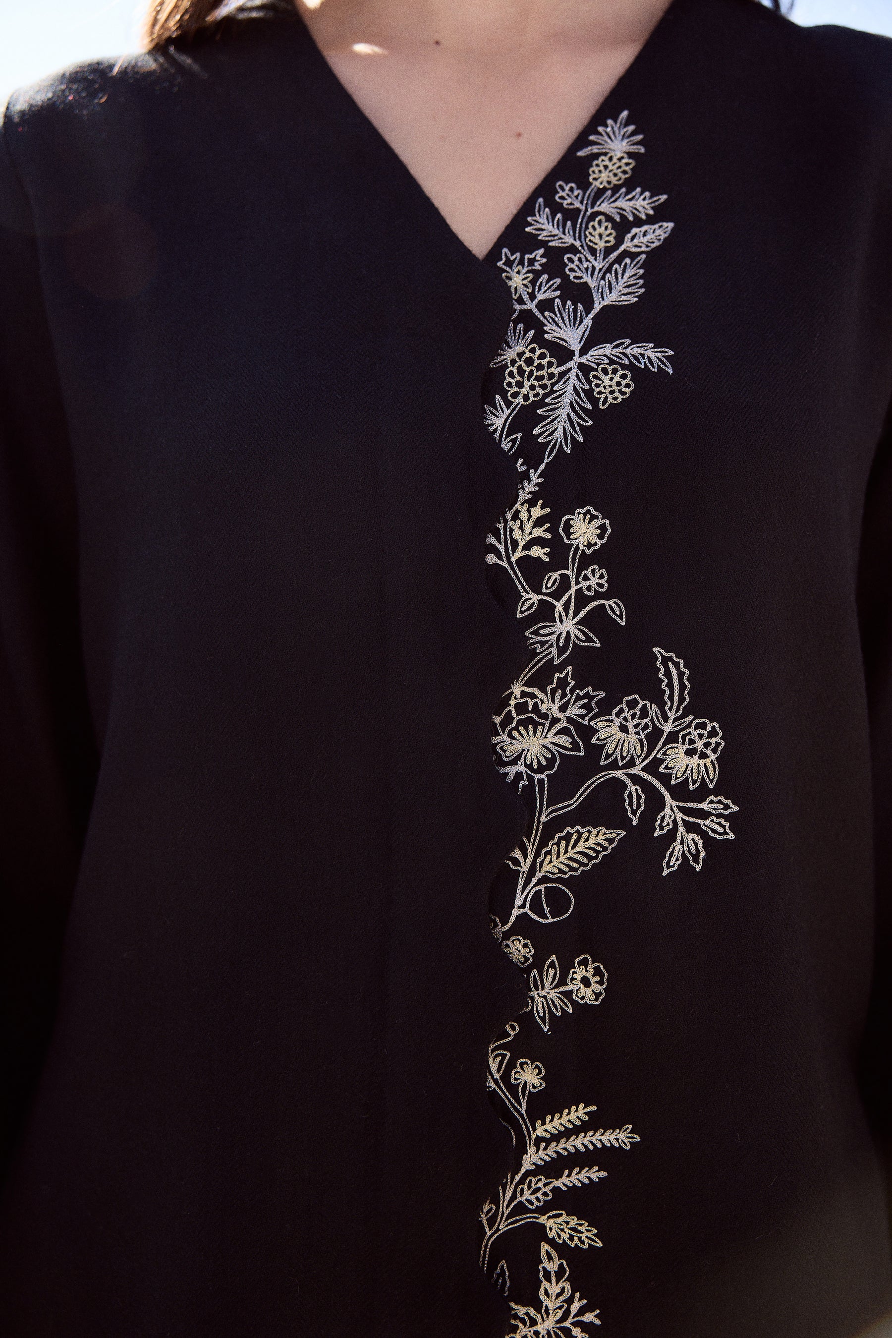 Nyoma Woollen Shirt (Black)