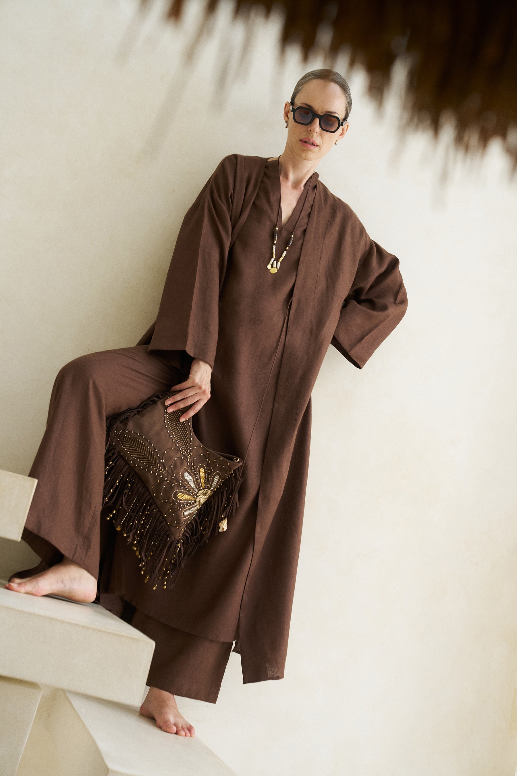 Long Stay Top (Espresso) & Solace Overlay (Espresso)