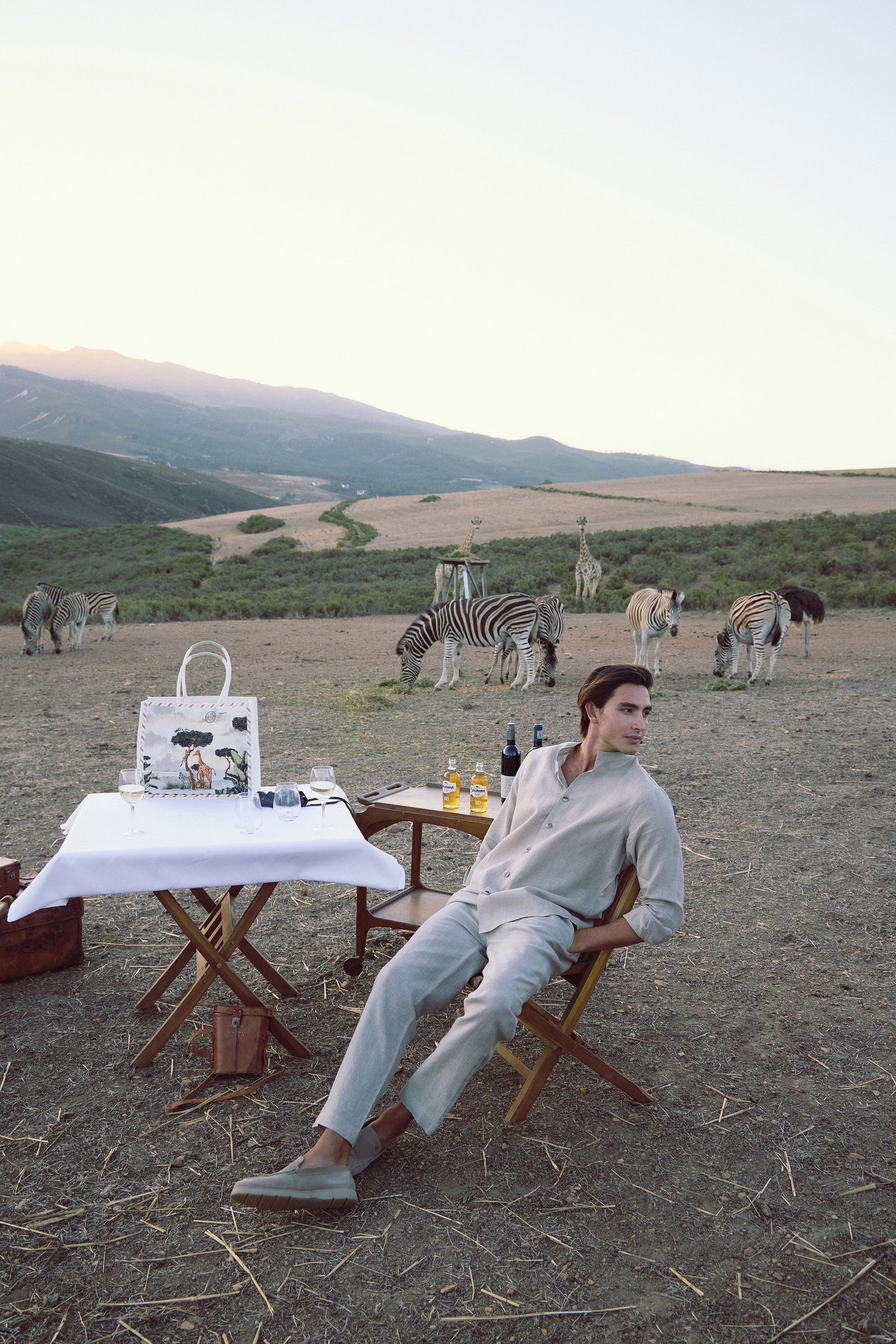 SAND Savanna Shirt - MAN (Kruger Back) & Tuscany Pants - Man (NATURAL)