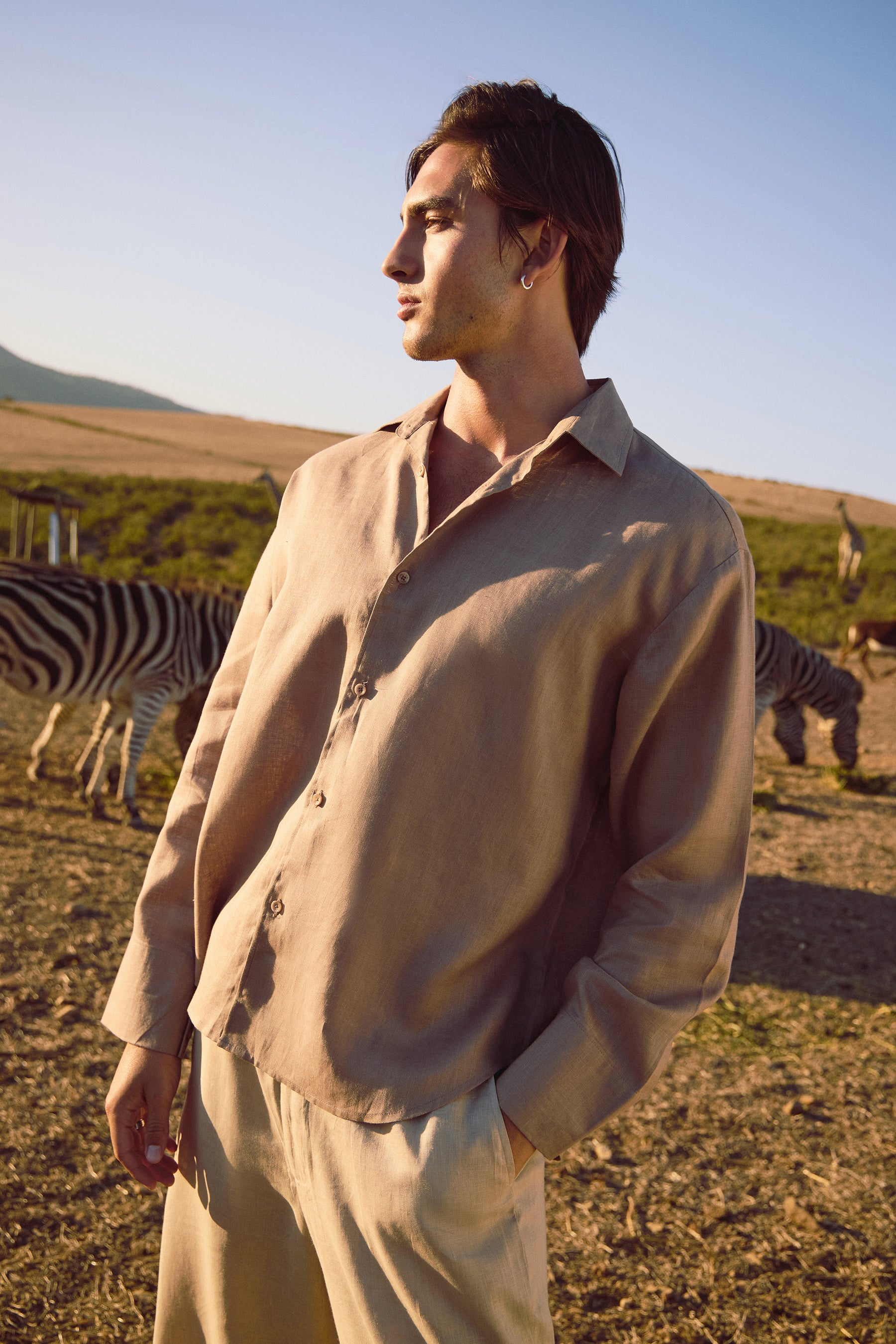 SAND Outwear Shirt - MAN (Truffle)