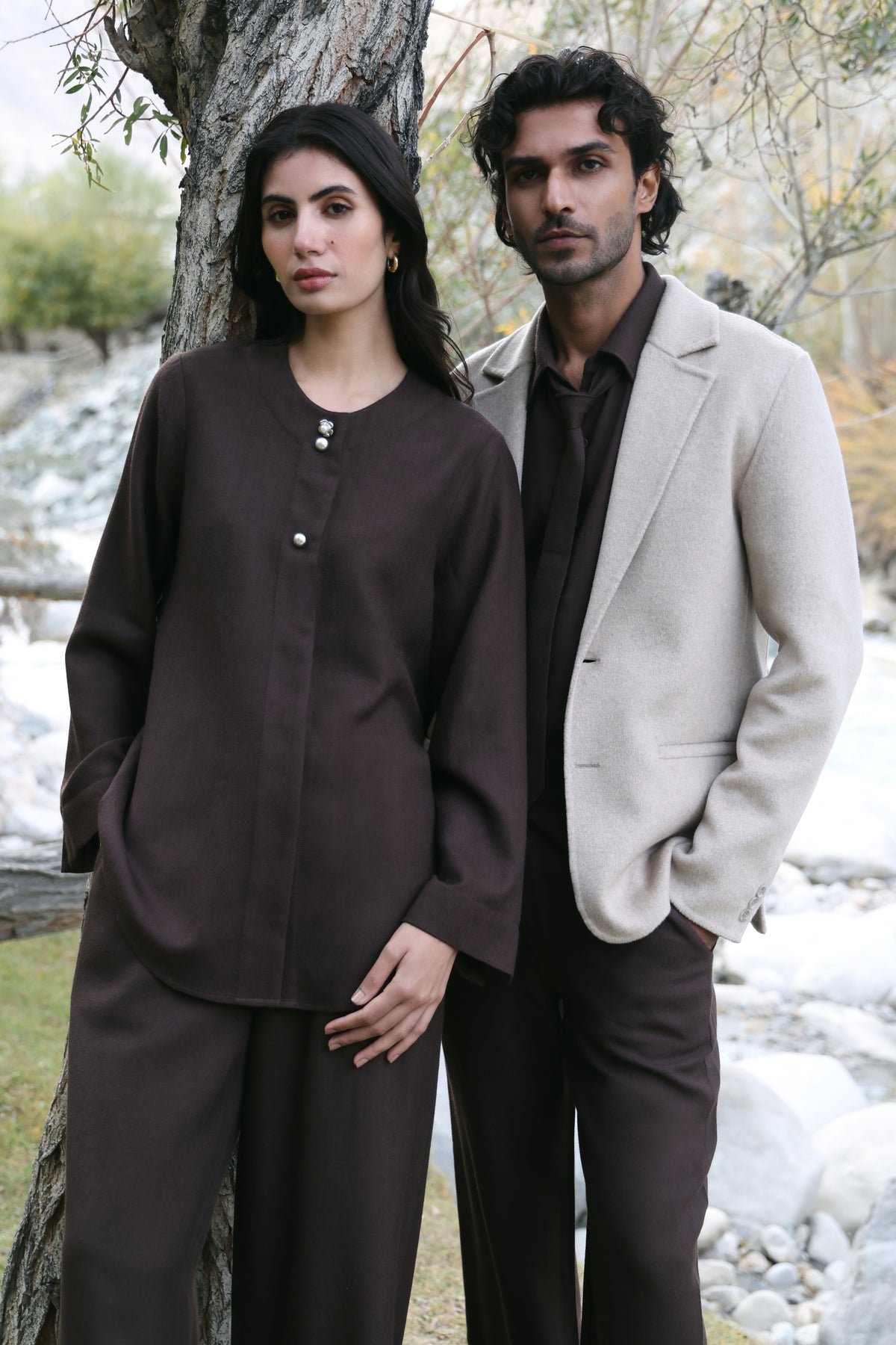 Cashmere-Silk-Merino Blend Blazer-MAN (Winter Oat)
