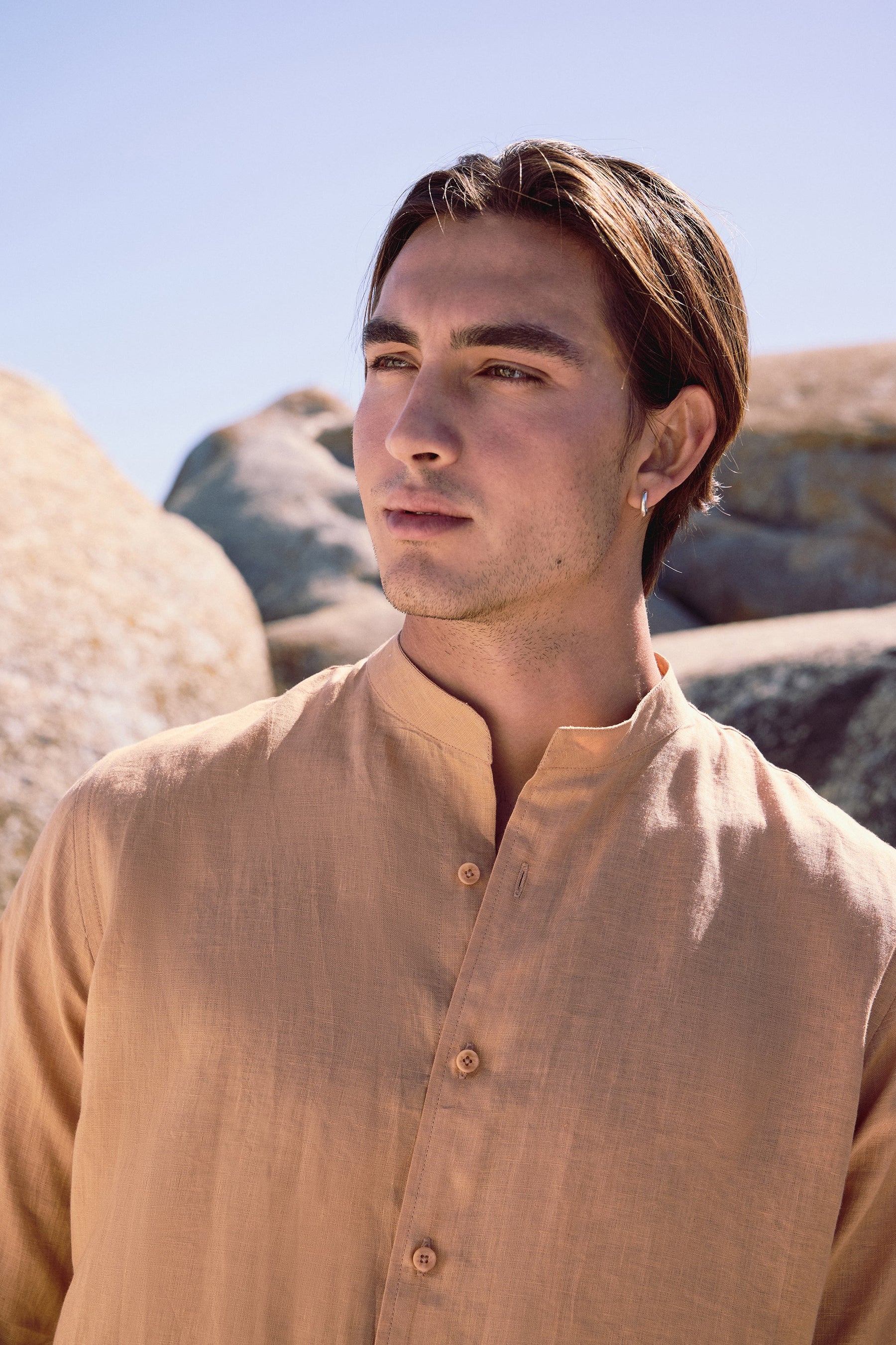 Rome Shirt - MAN (Tangerine)