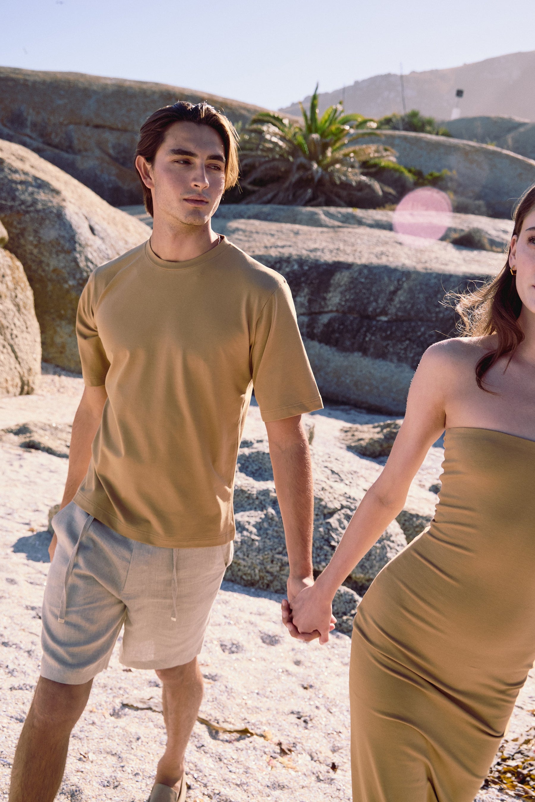 SAND Basic T - Shirt - MAN (SAND)