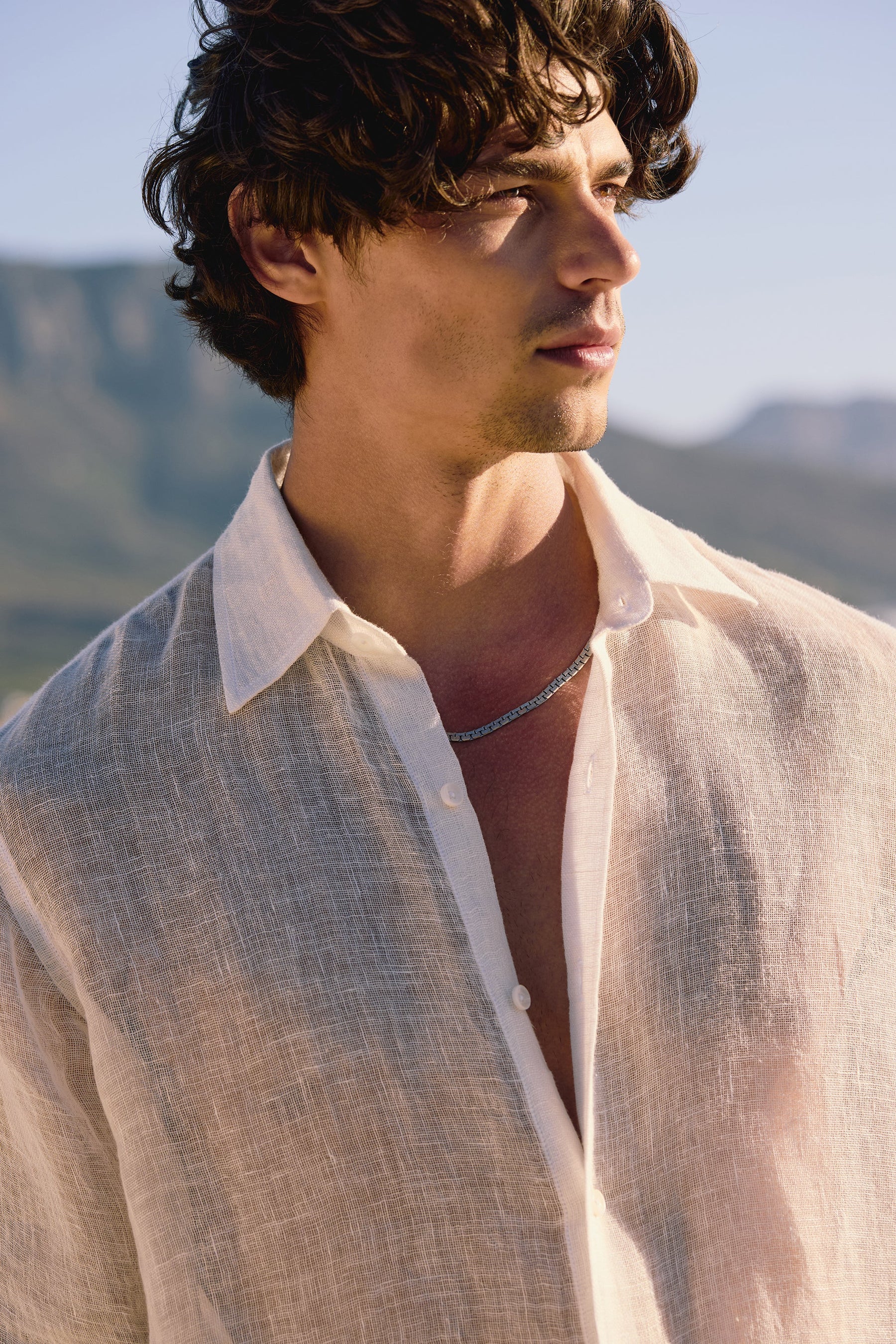 Clifton Shirt - MAN (Ivory) & Kos Pants - Man (IVORY)