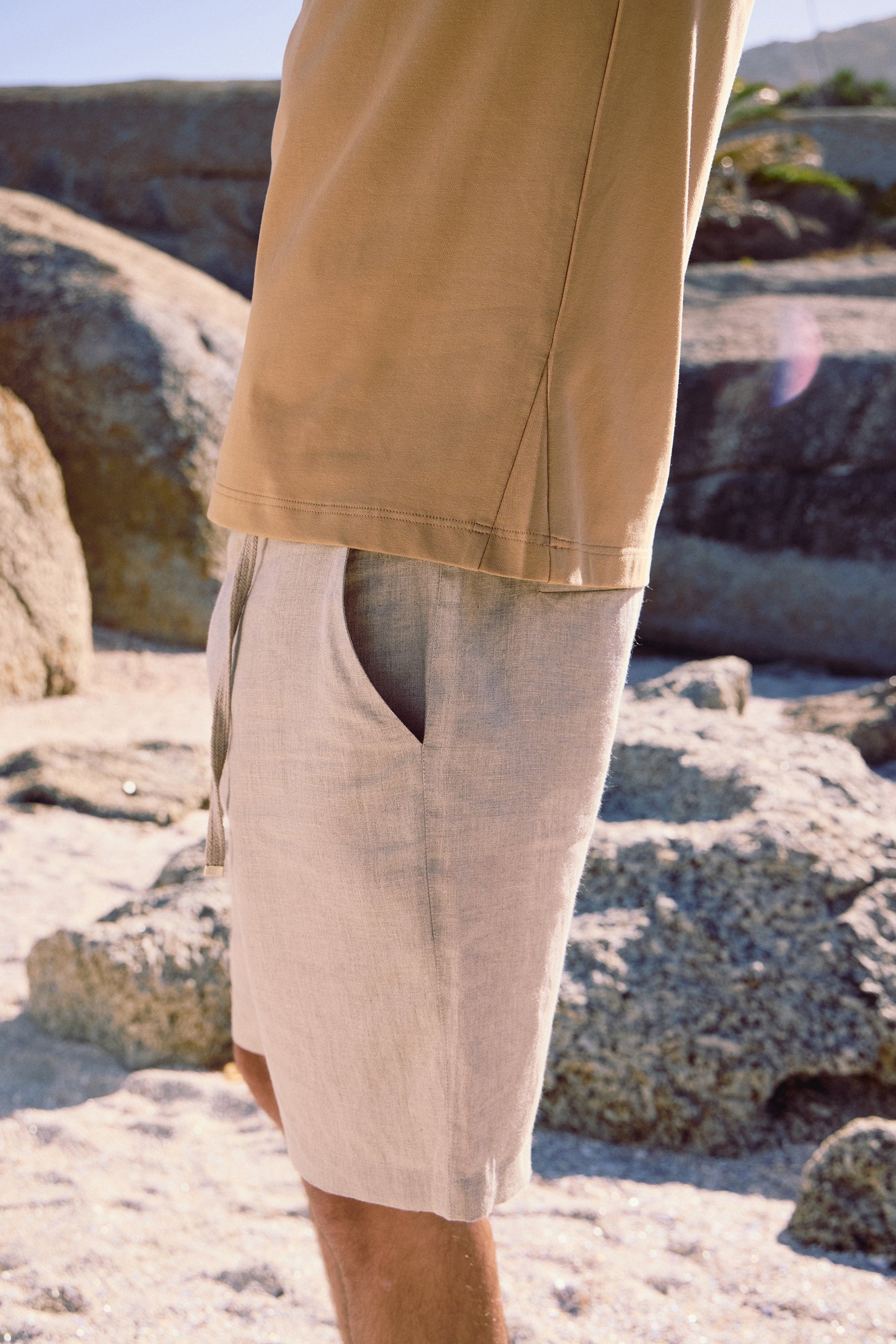 SAND Basic T - Shirt - MAN (SAND)