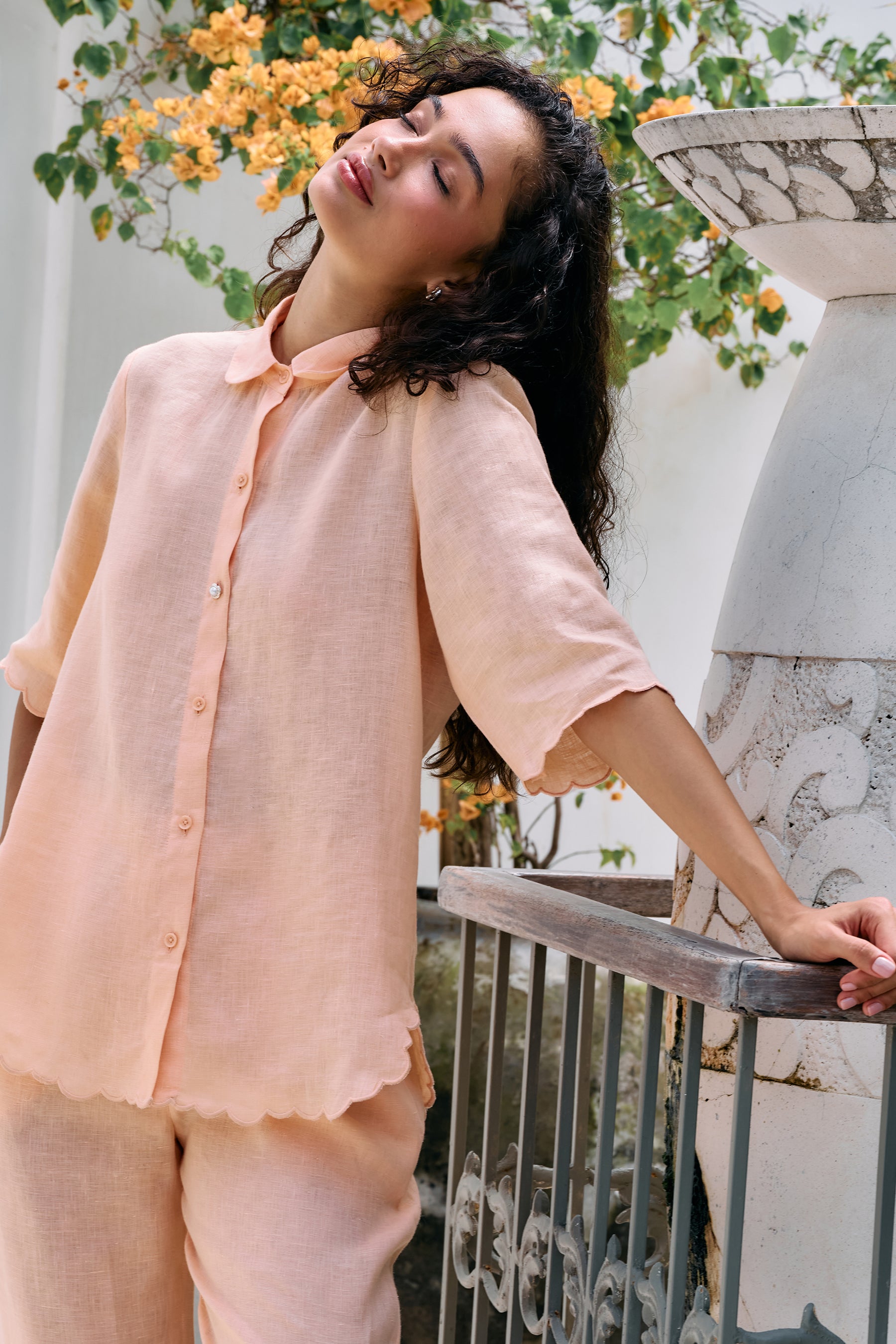Gentle Pace Shirt & Gentle Pace Pants (Melon)