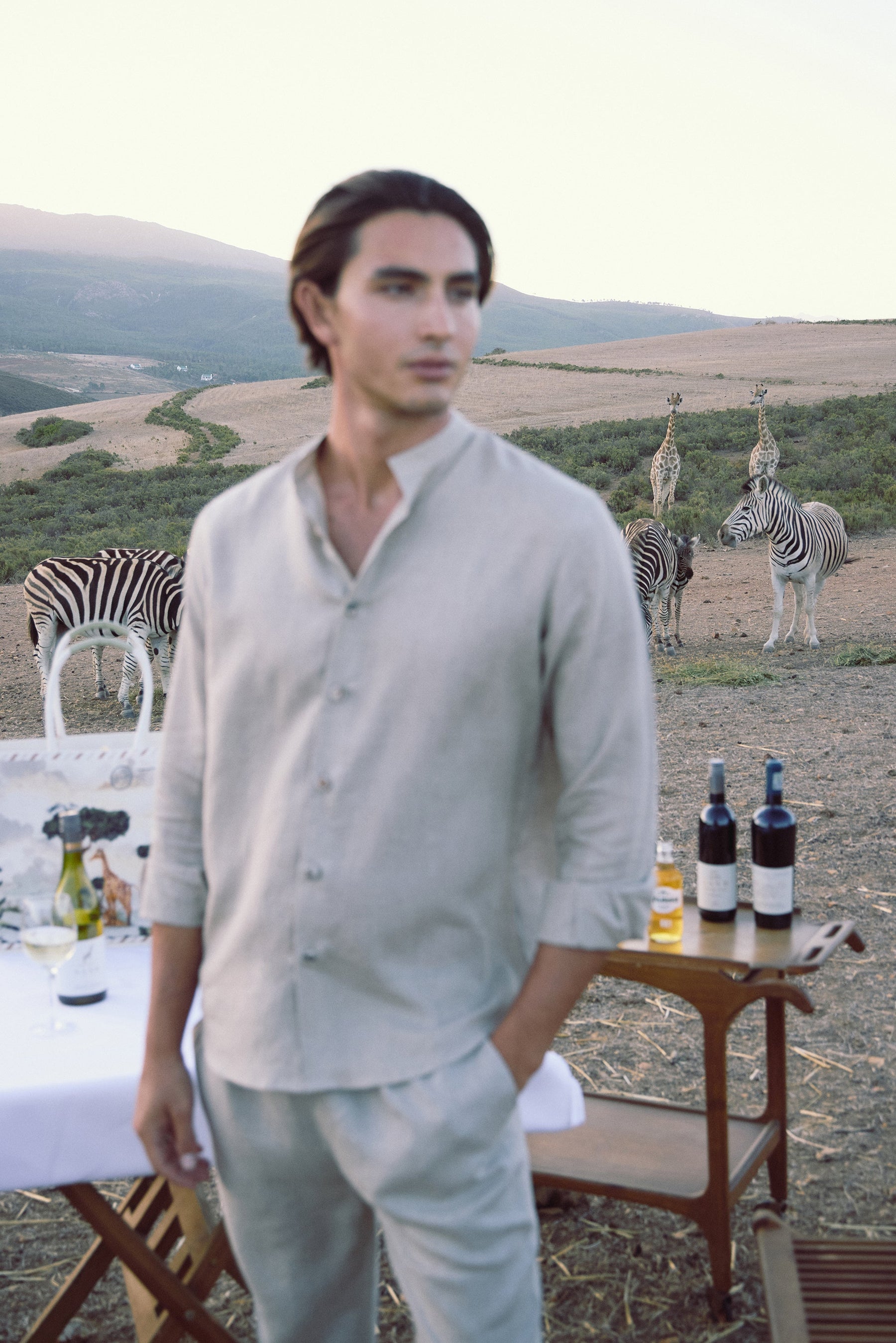 SAND Savanna Shirt - MAN (Kruger Back) & Tuscany Pants - Man (NATURAL)