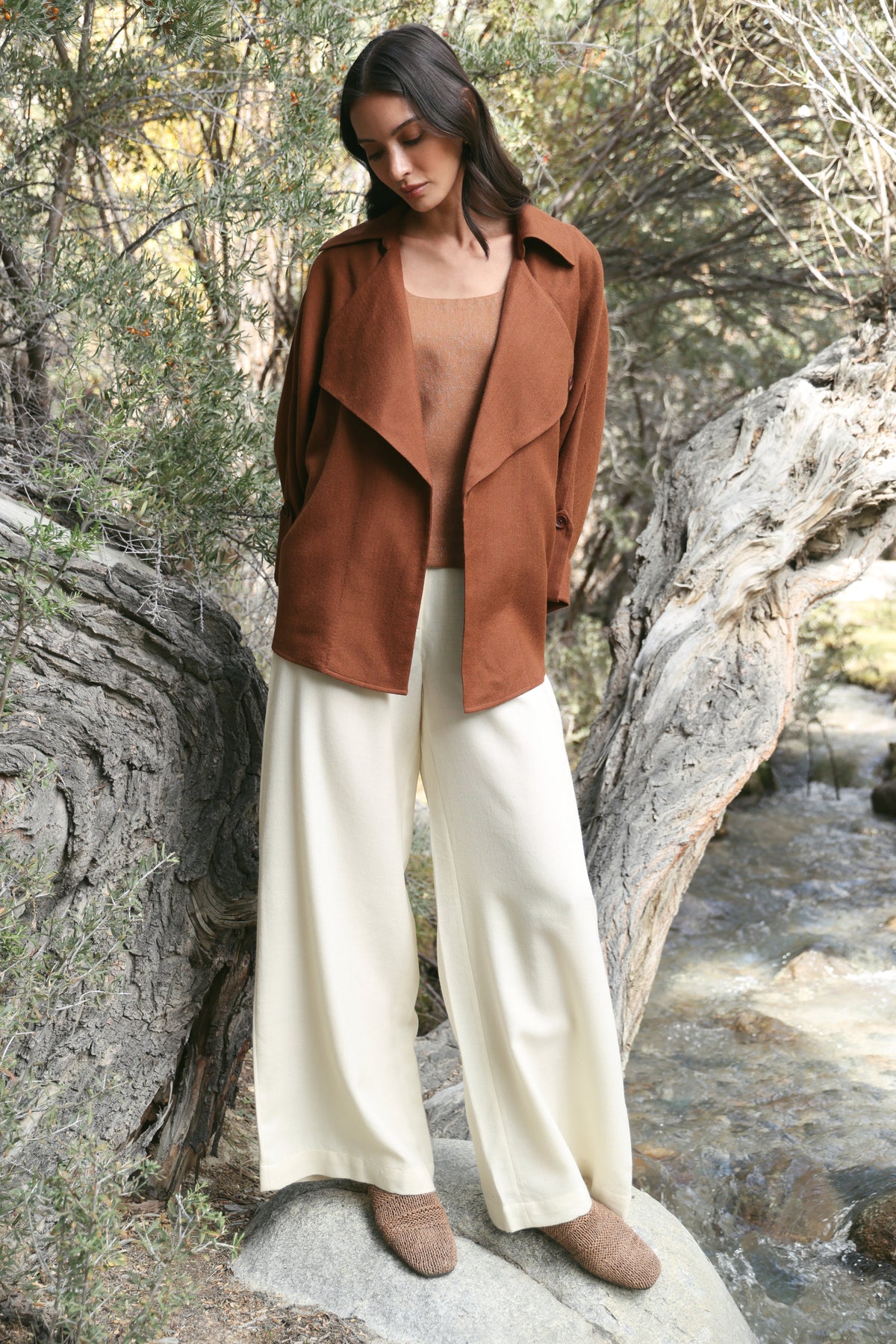 Emberglow Woollen Vest (Maple)