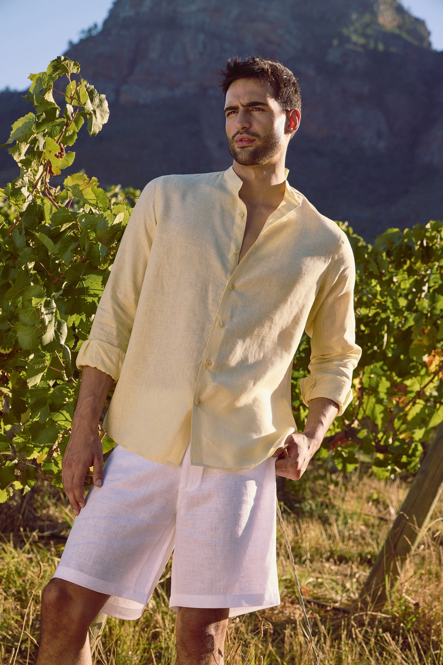 Rome Shirt - MAN (Lemon)