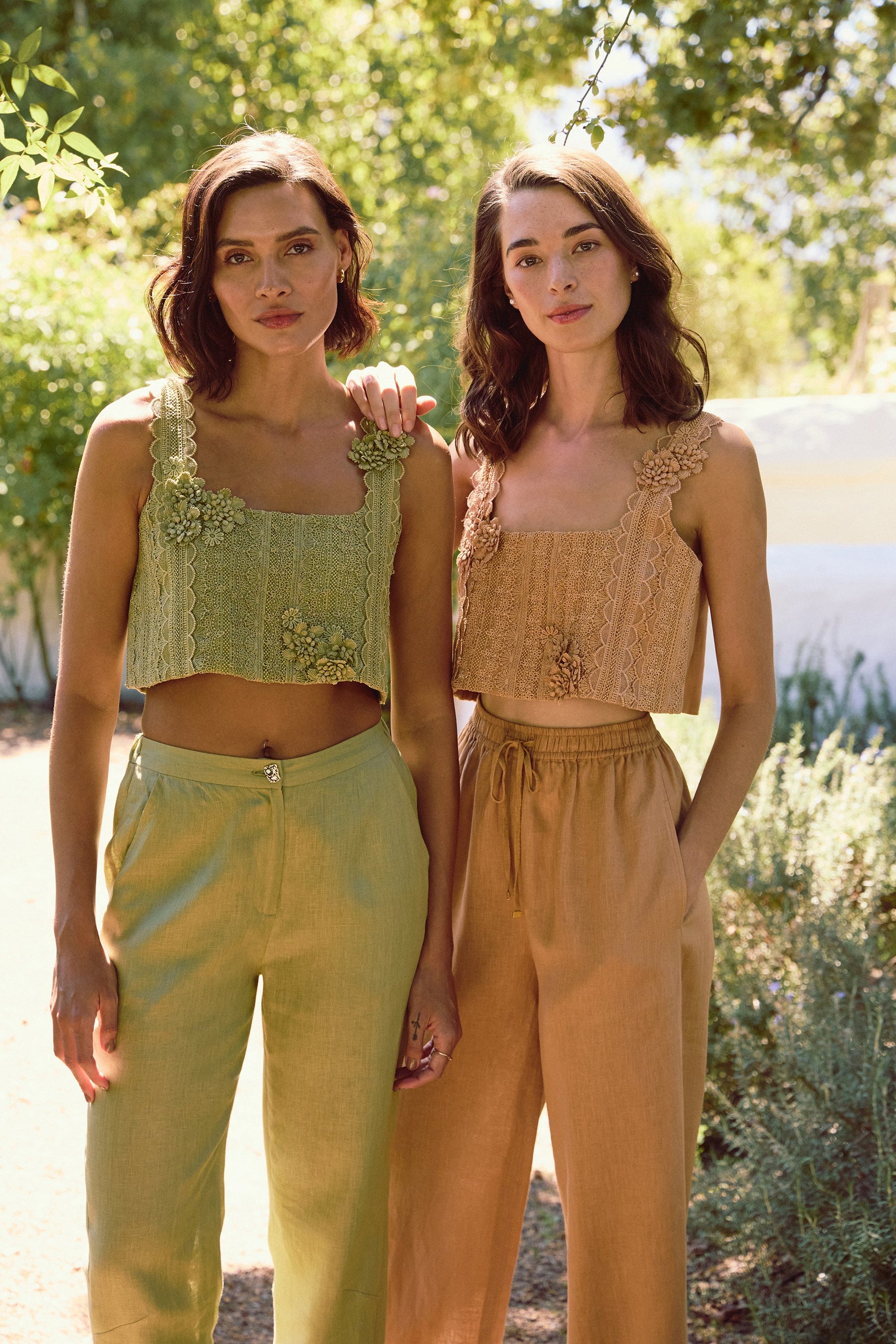 Adderley Crop Top (Pistachio)