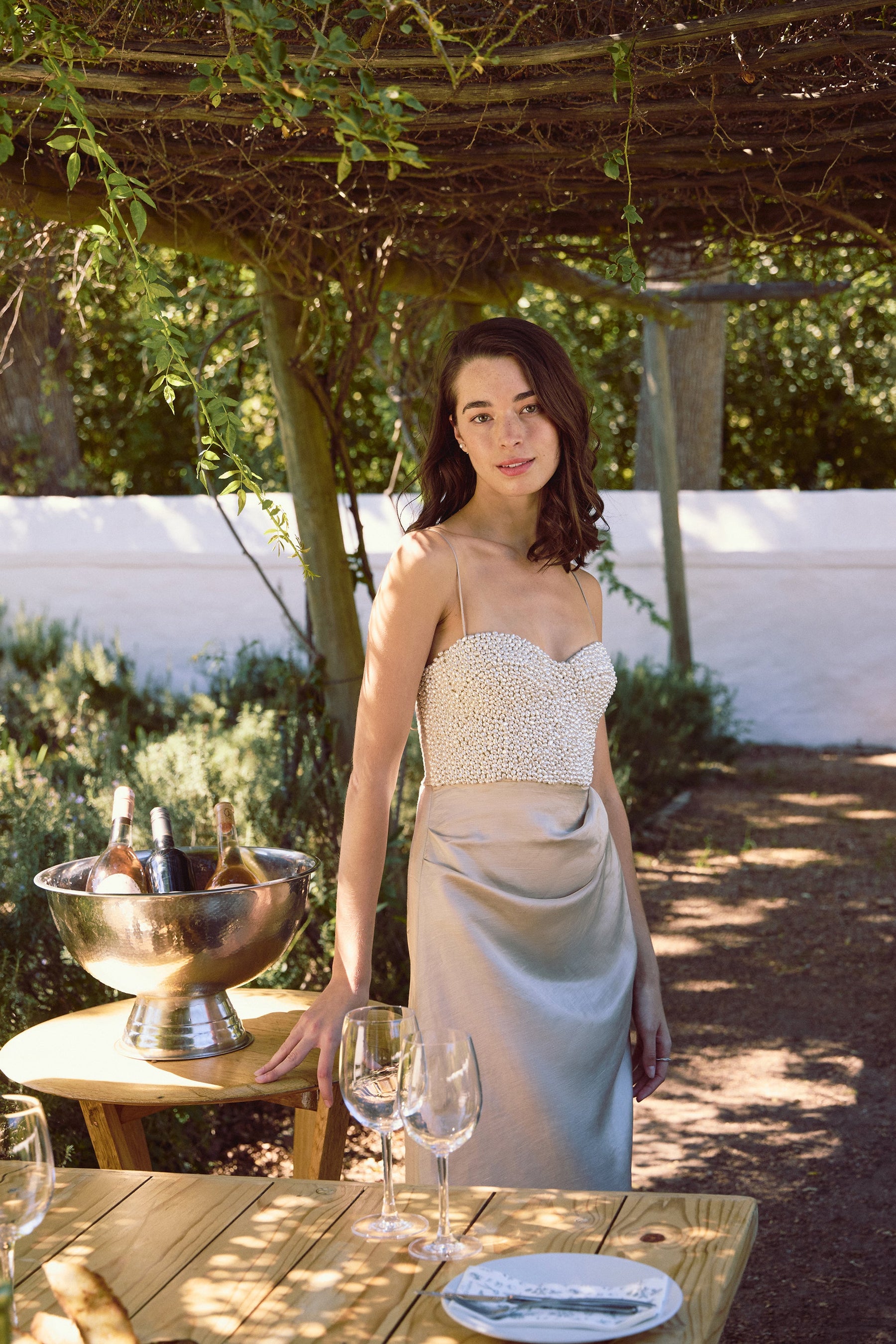 Rosendal Dress (Natural Ivory)