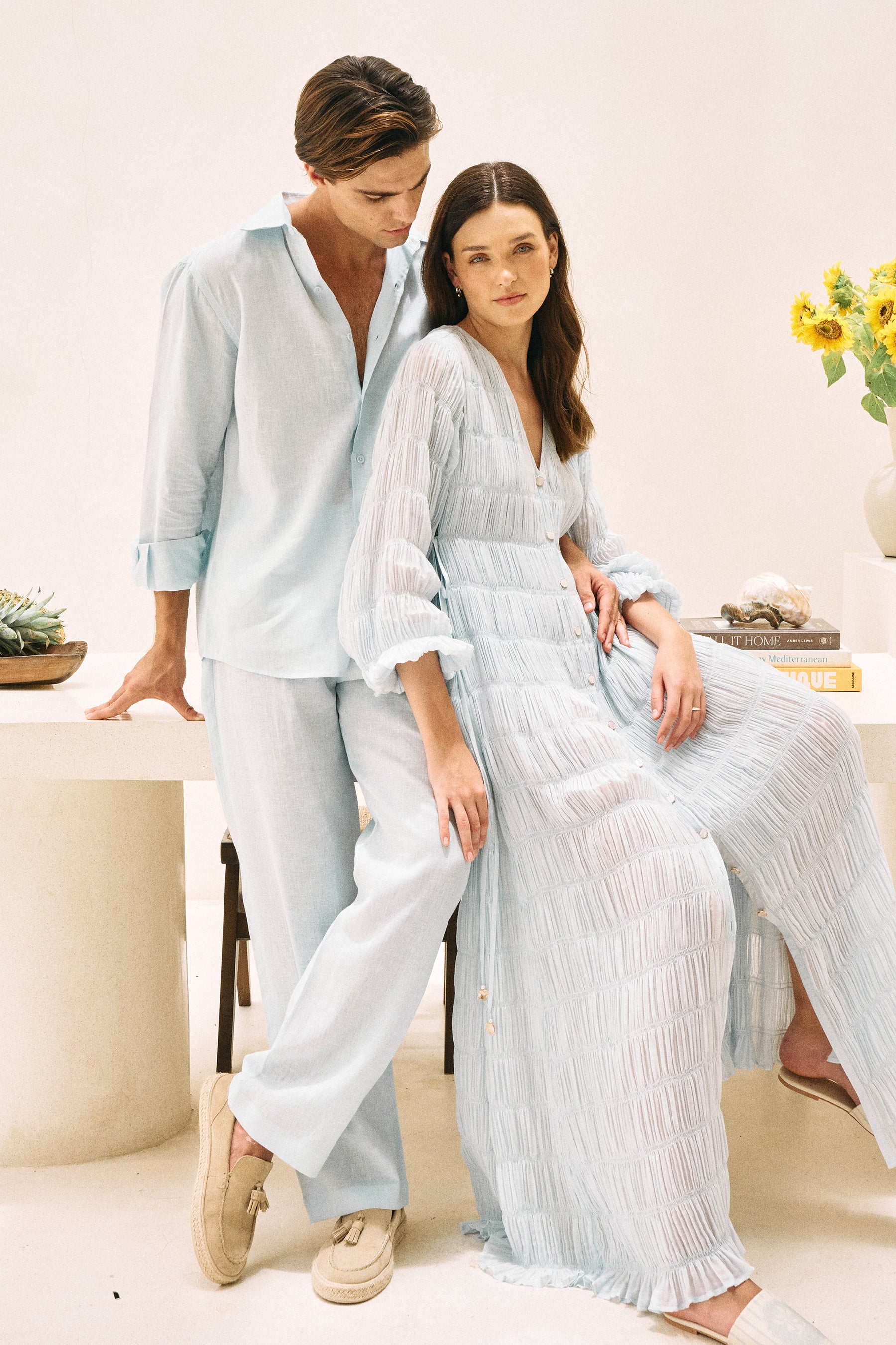 Steady Form Pants- MAN (Spring Blue)