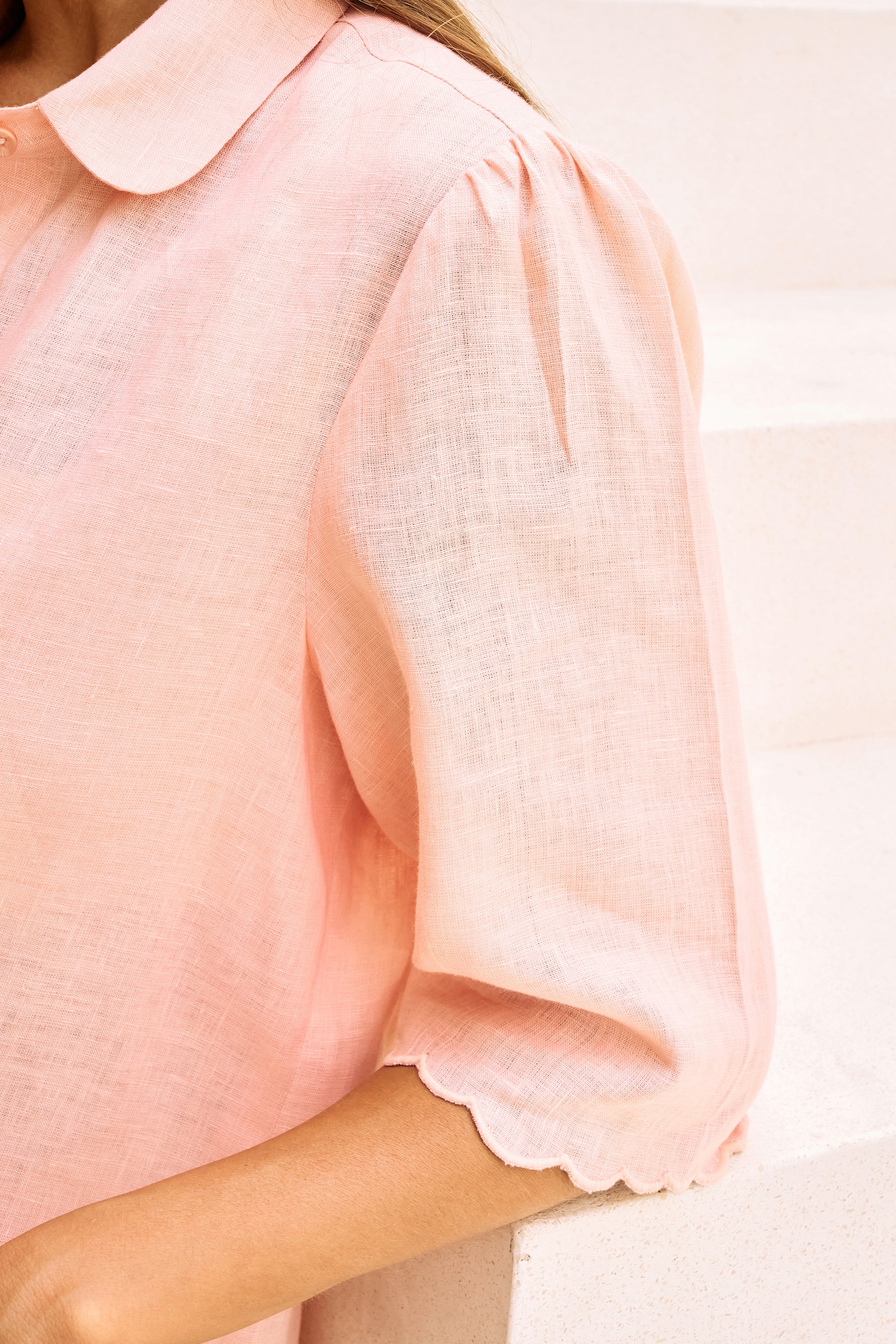 Gentle Pace Shirt & Unsent Note Shorts (Raspberry)