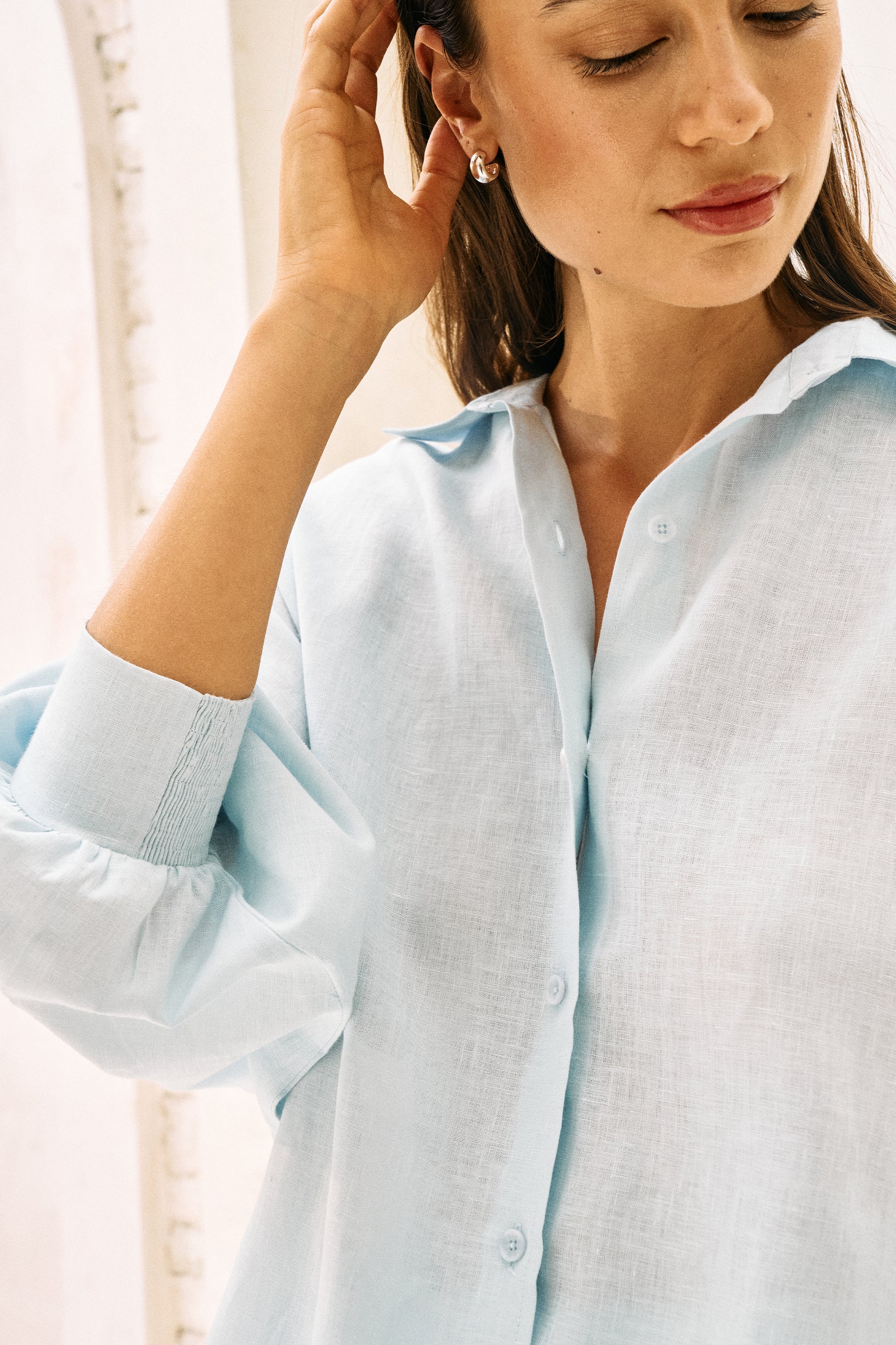 Breezy Day Shirt & Postcard Shorts (Spring Blue)